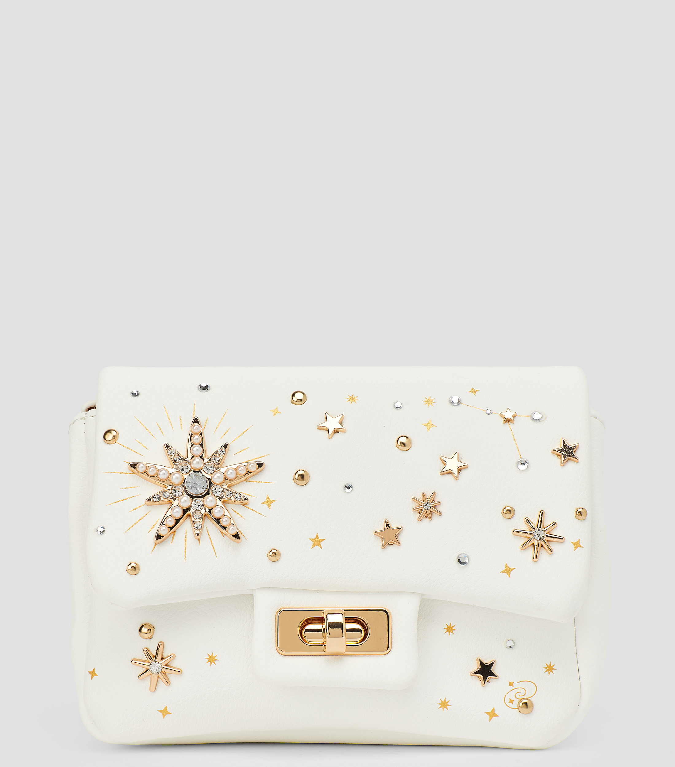 Bolsa crossbody Celestial con pedrería Mujer