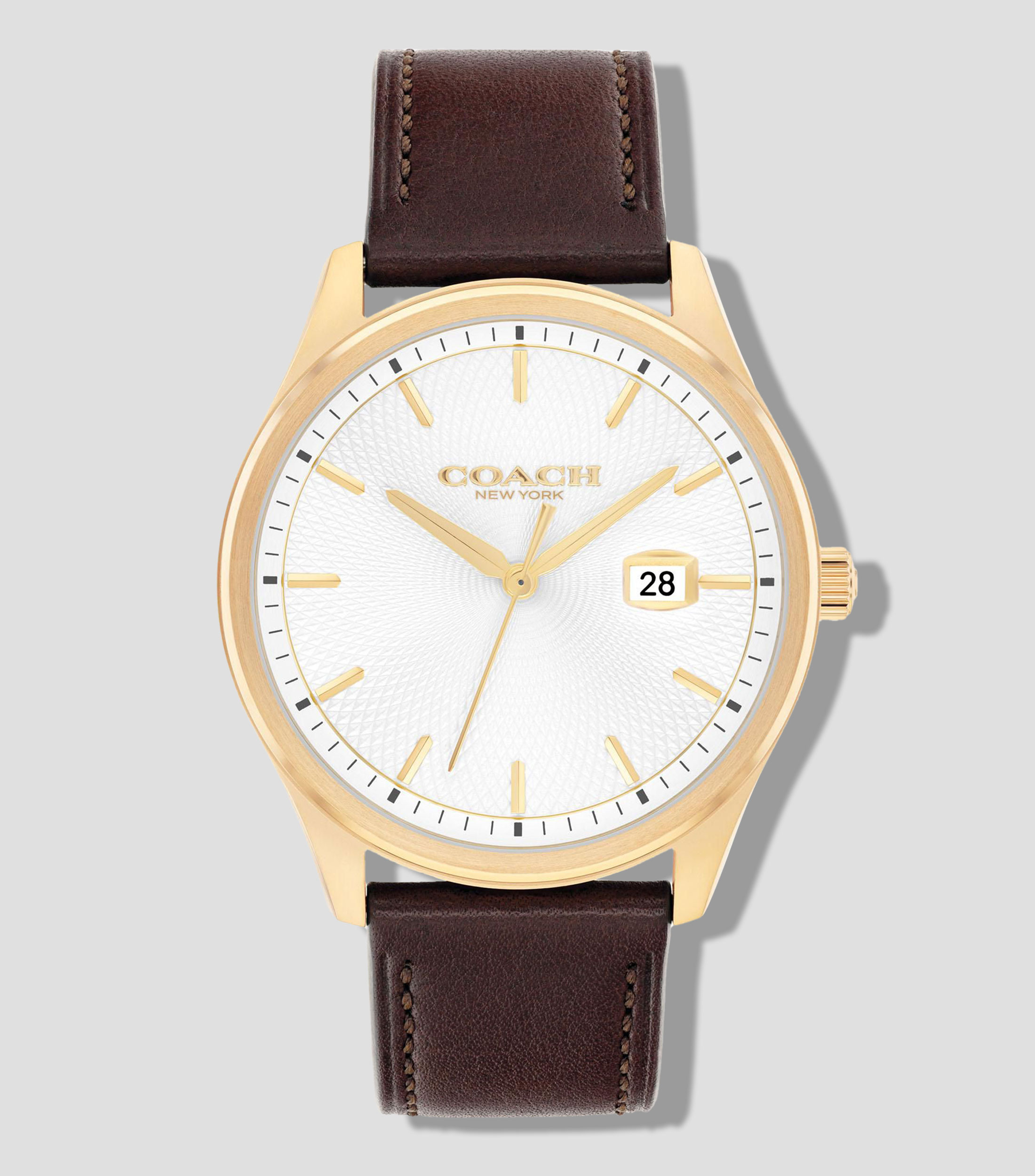 Reloj para Hombre Oliver Casual Blanco, Dorado