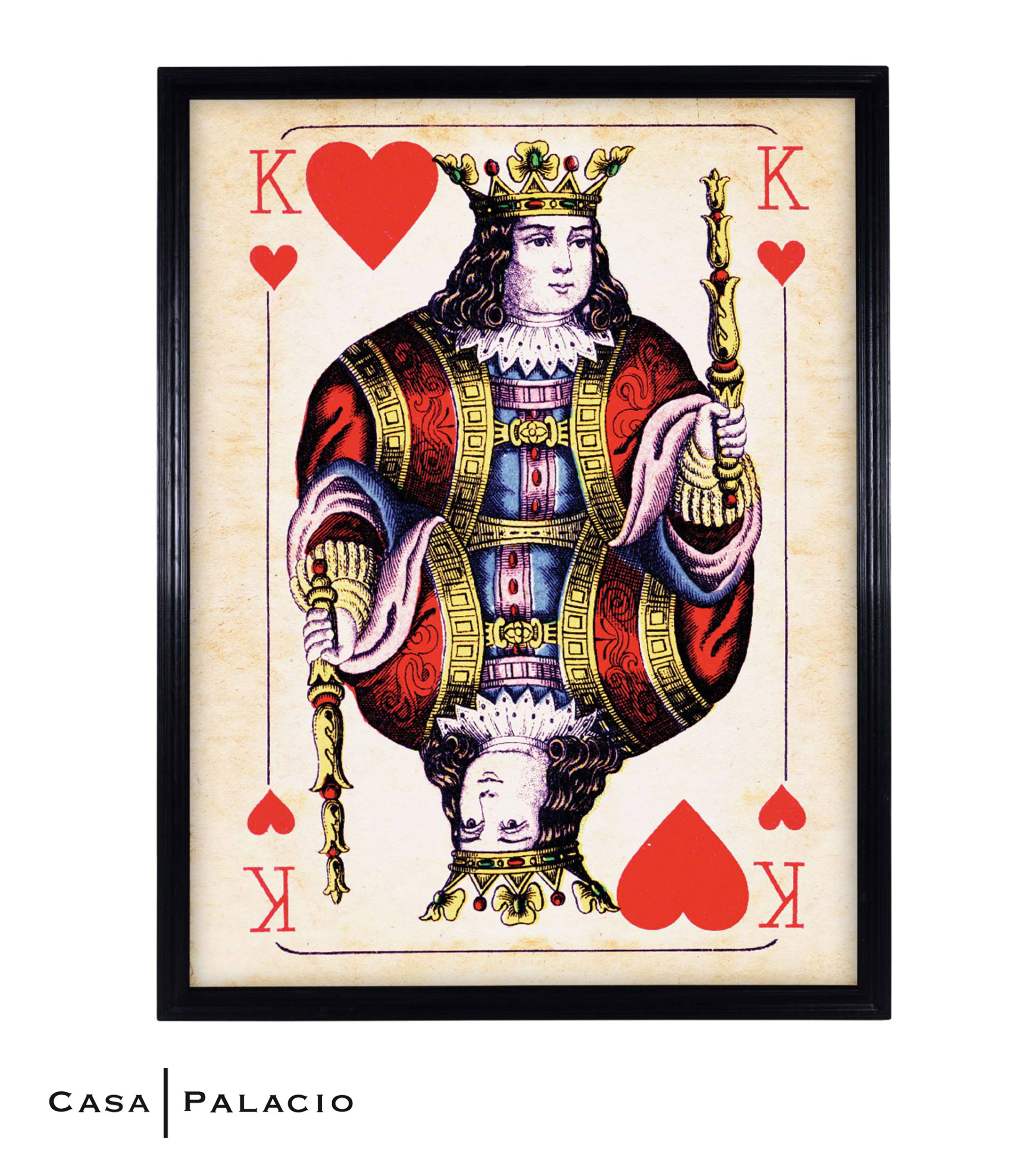 Cuadro Cards en madera