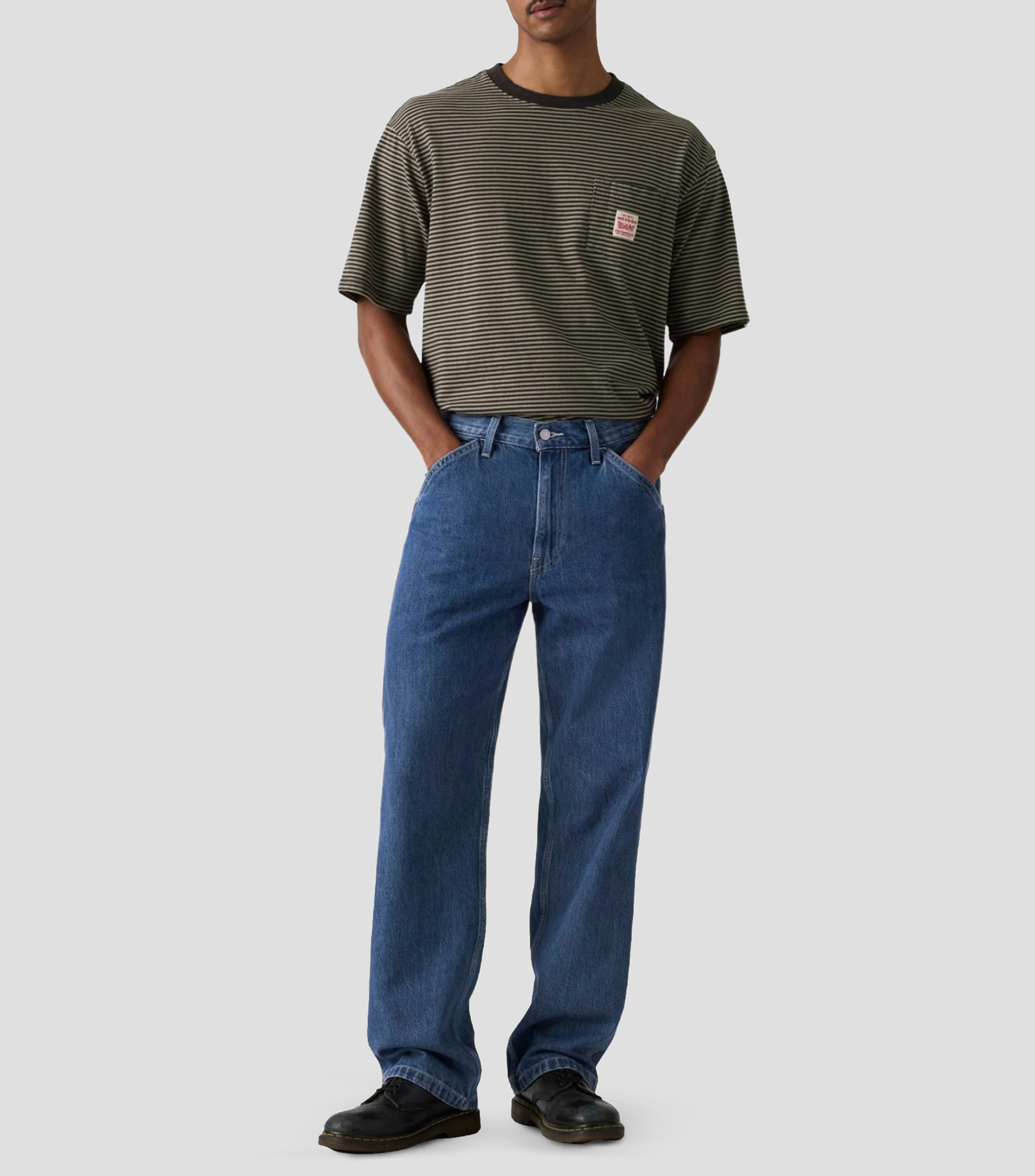 Jeans de corte relaxed Hombre