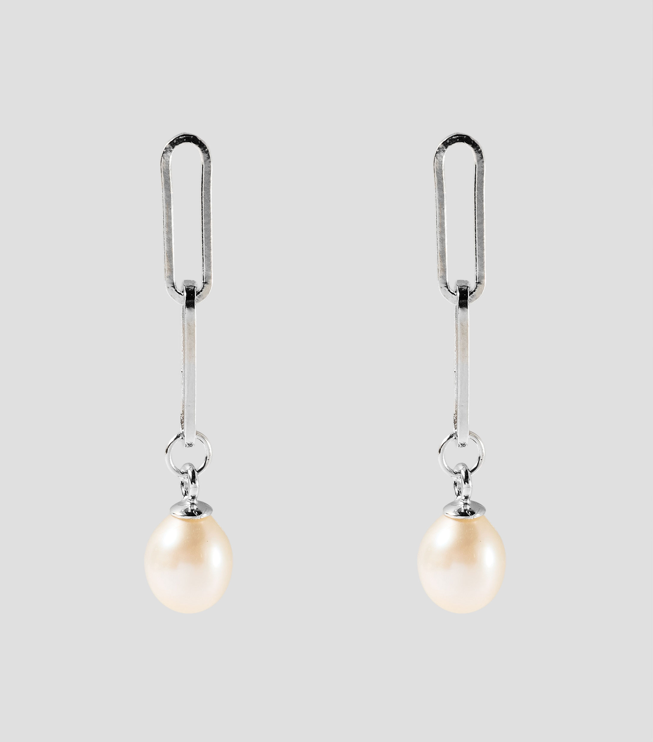 Aretes en Plata .925 con perlas Mujer