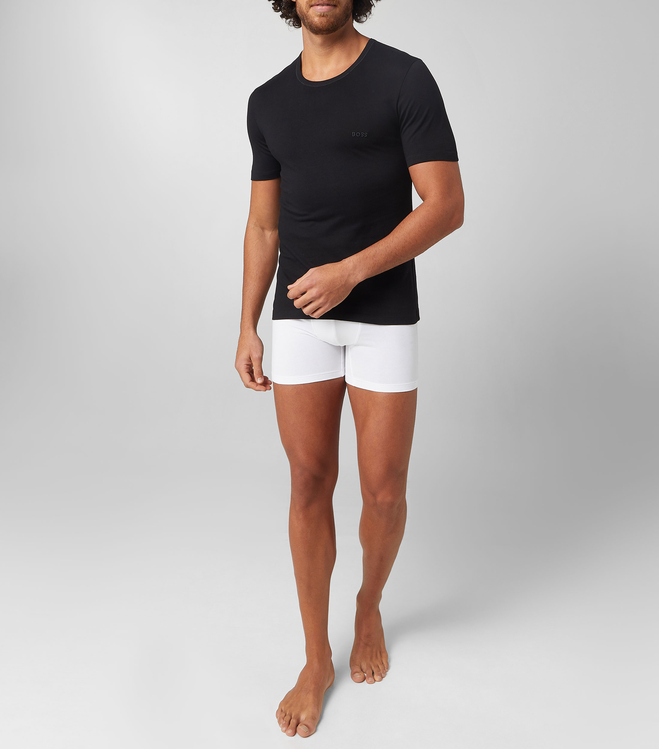 Set 3 playeras interiores con logo Hombre