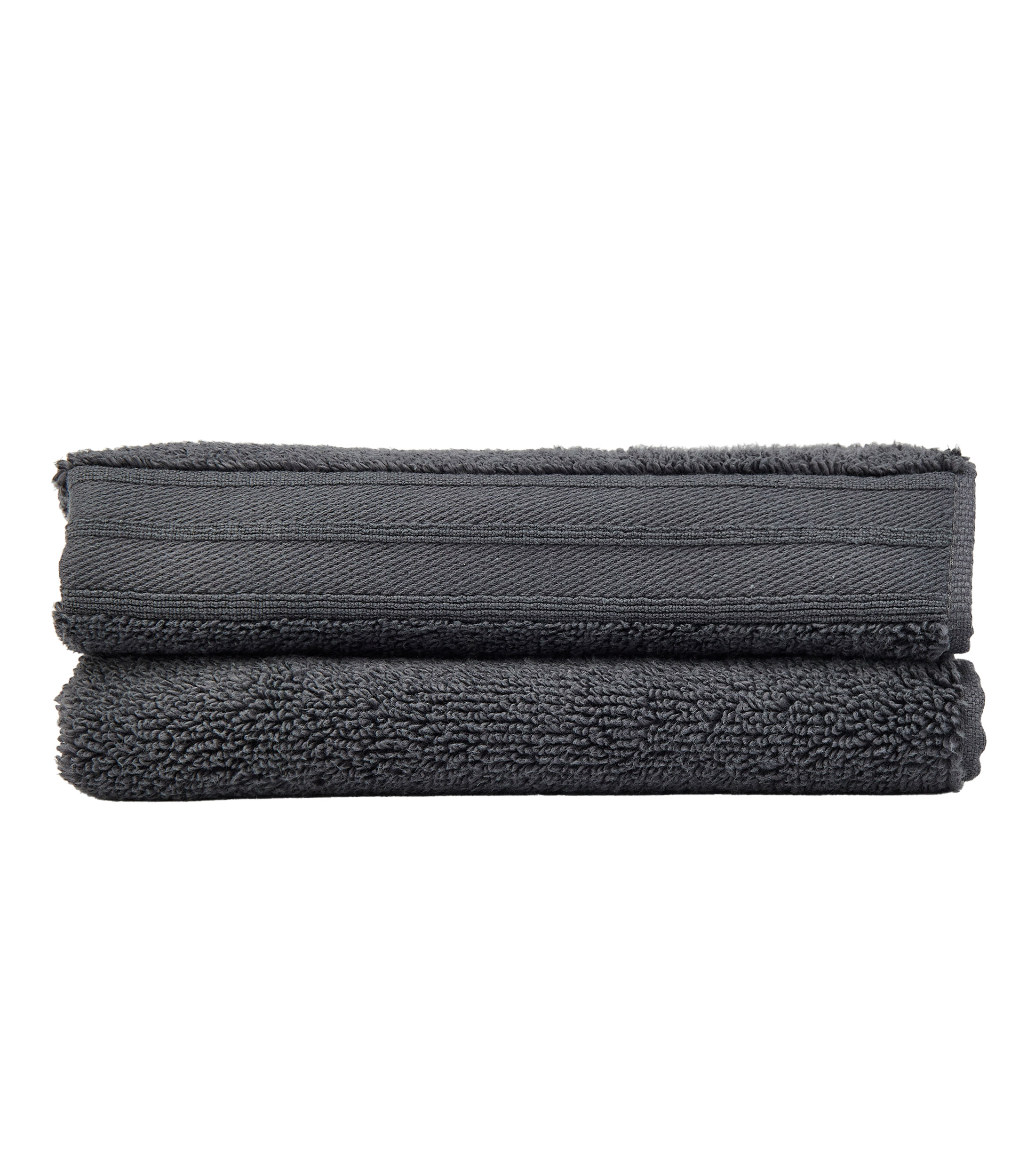 Toalla Facial Natural Loft Gris Oscuro