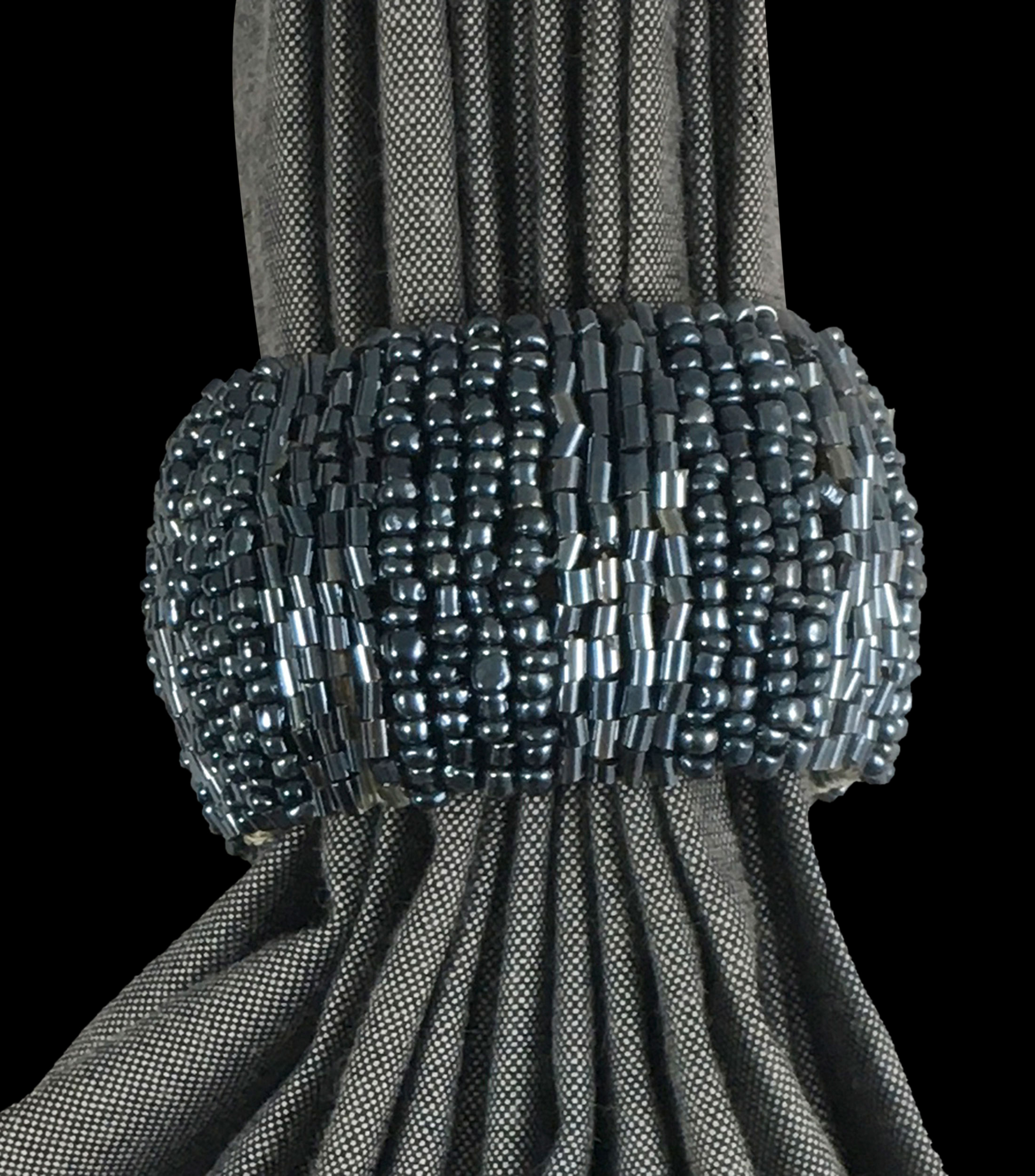 Set 4 Anillos para Servilleta Azul Acero