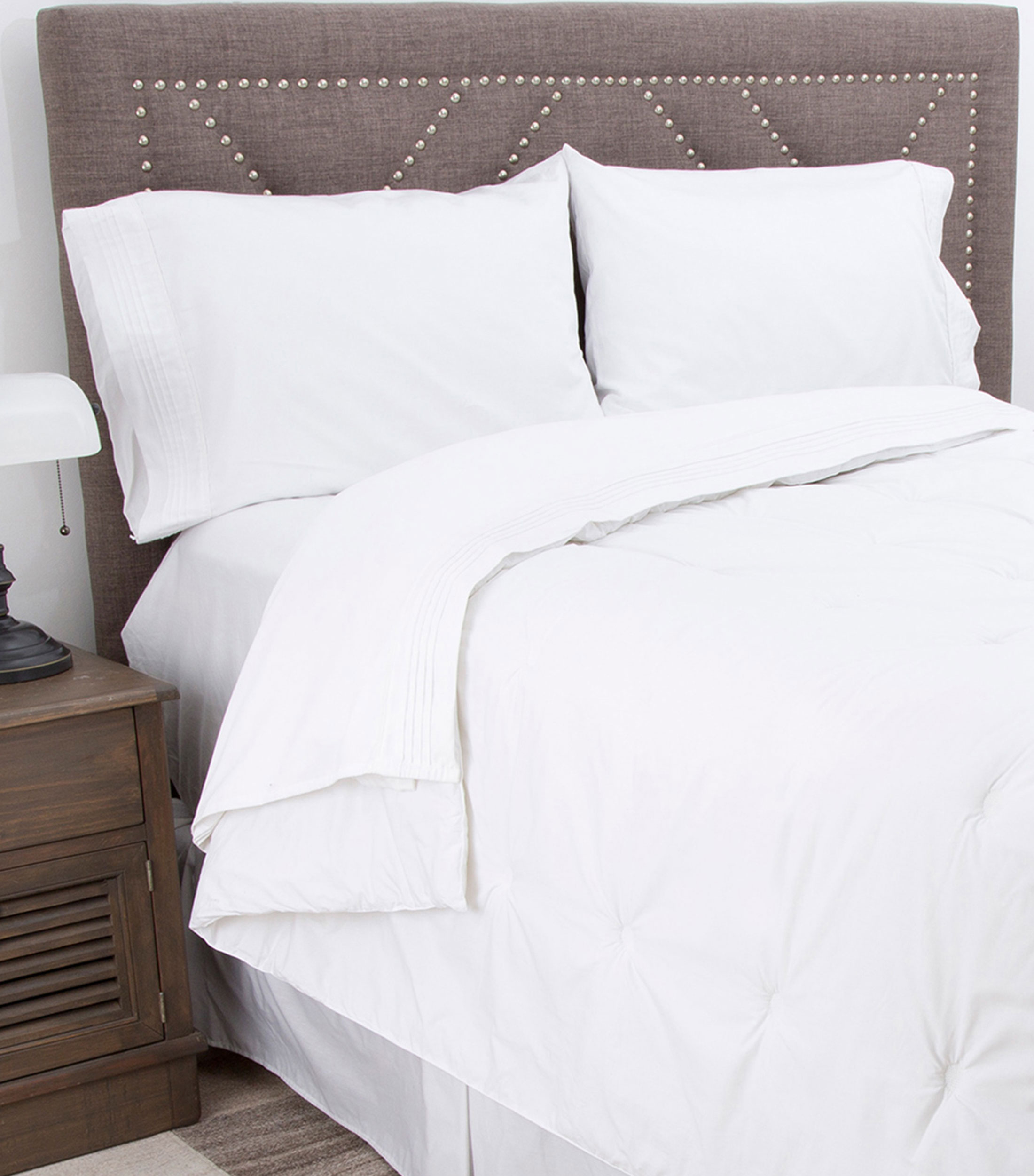 Edredón Matrimonial/Queen Size Blanco