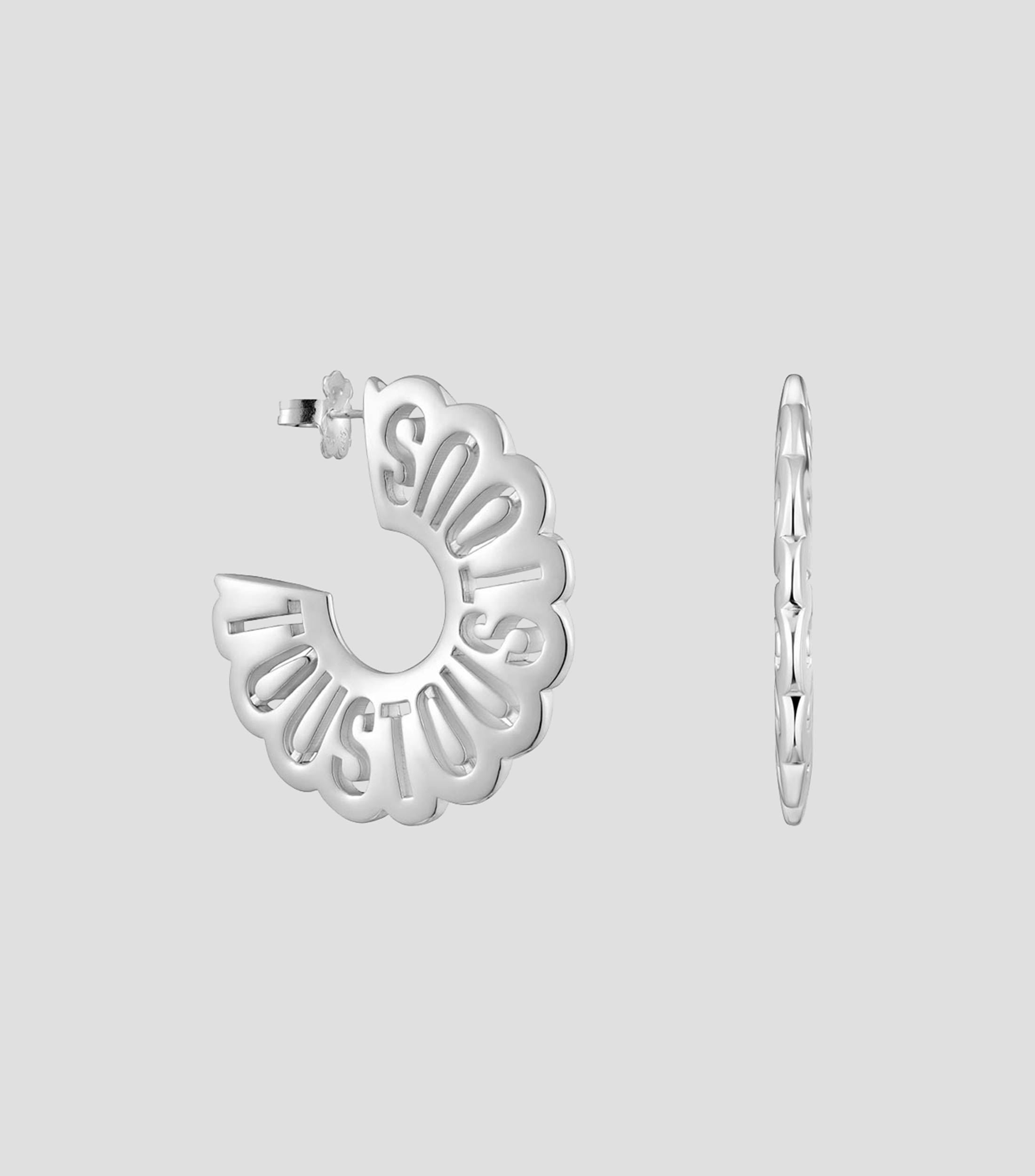 Aretes en Plata Aro Miranda Mujer