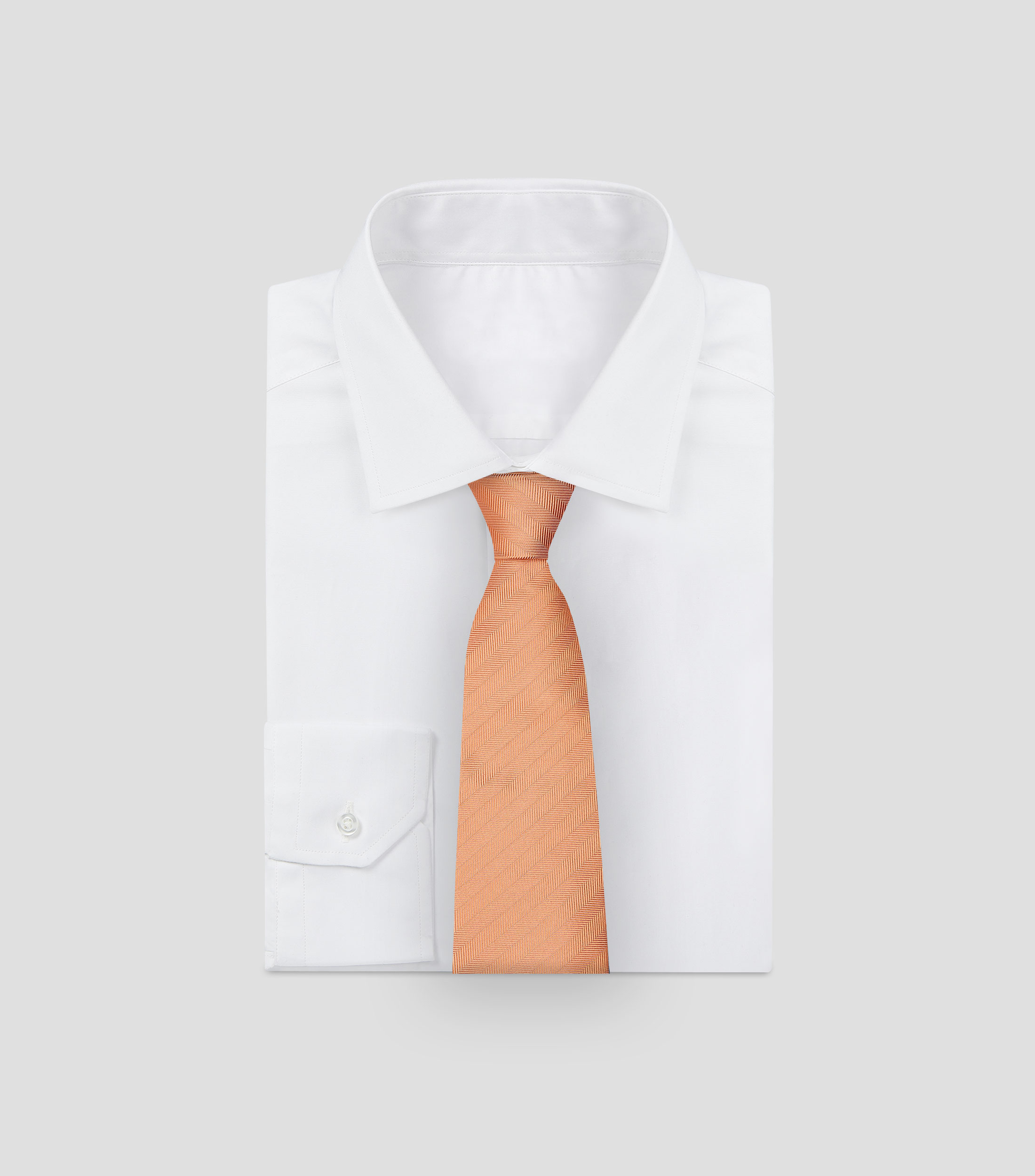 Corbata ancha de seda líneas