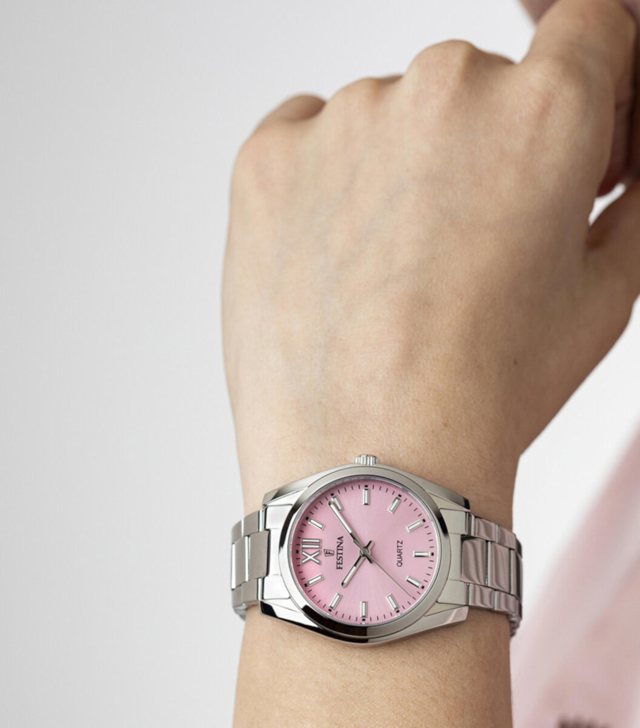 Reloj para Mujer Boyfriend De Vestir, Plateado