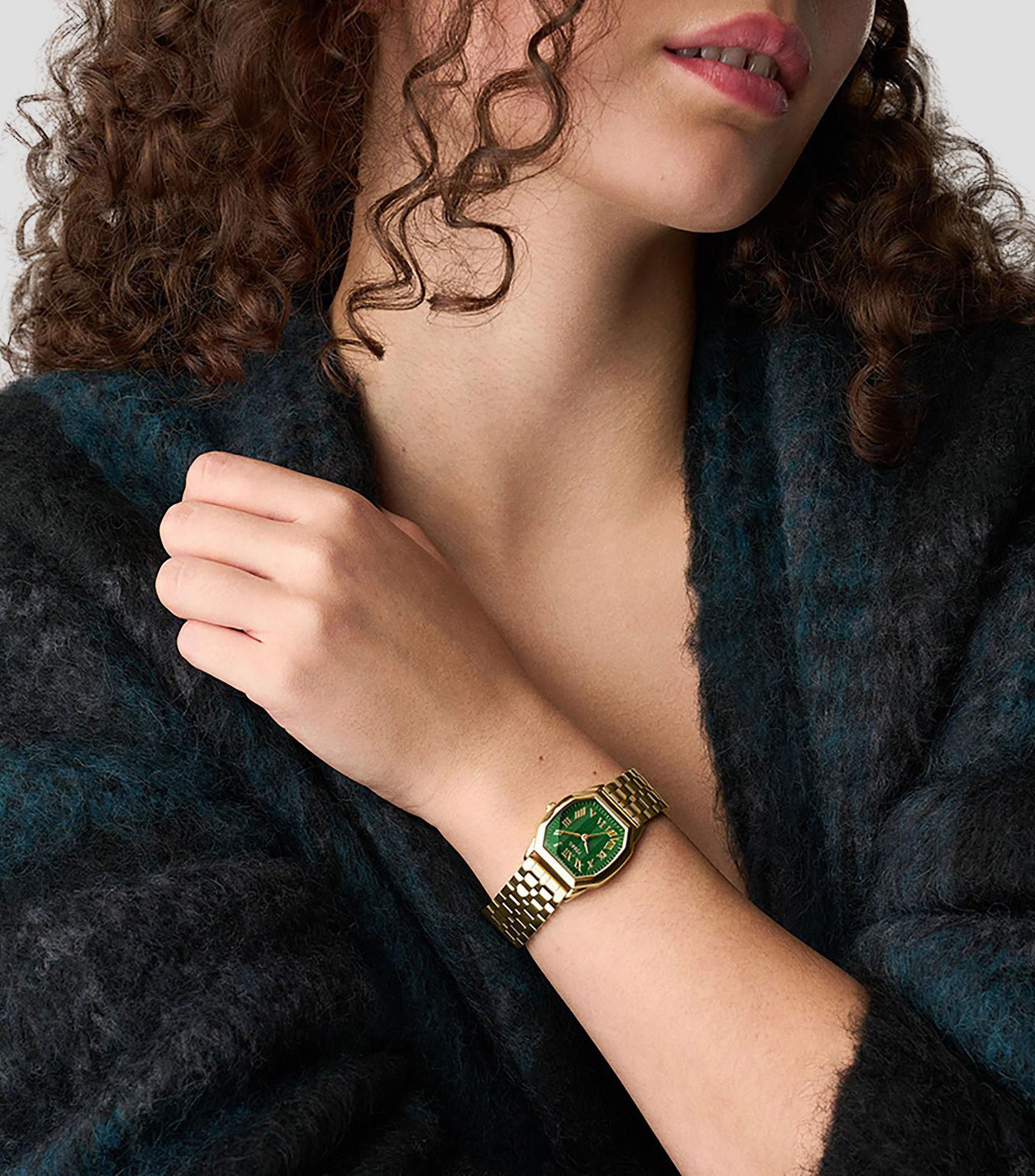 Reloj para mujer Harlow casual dorado