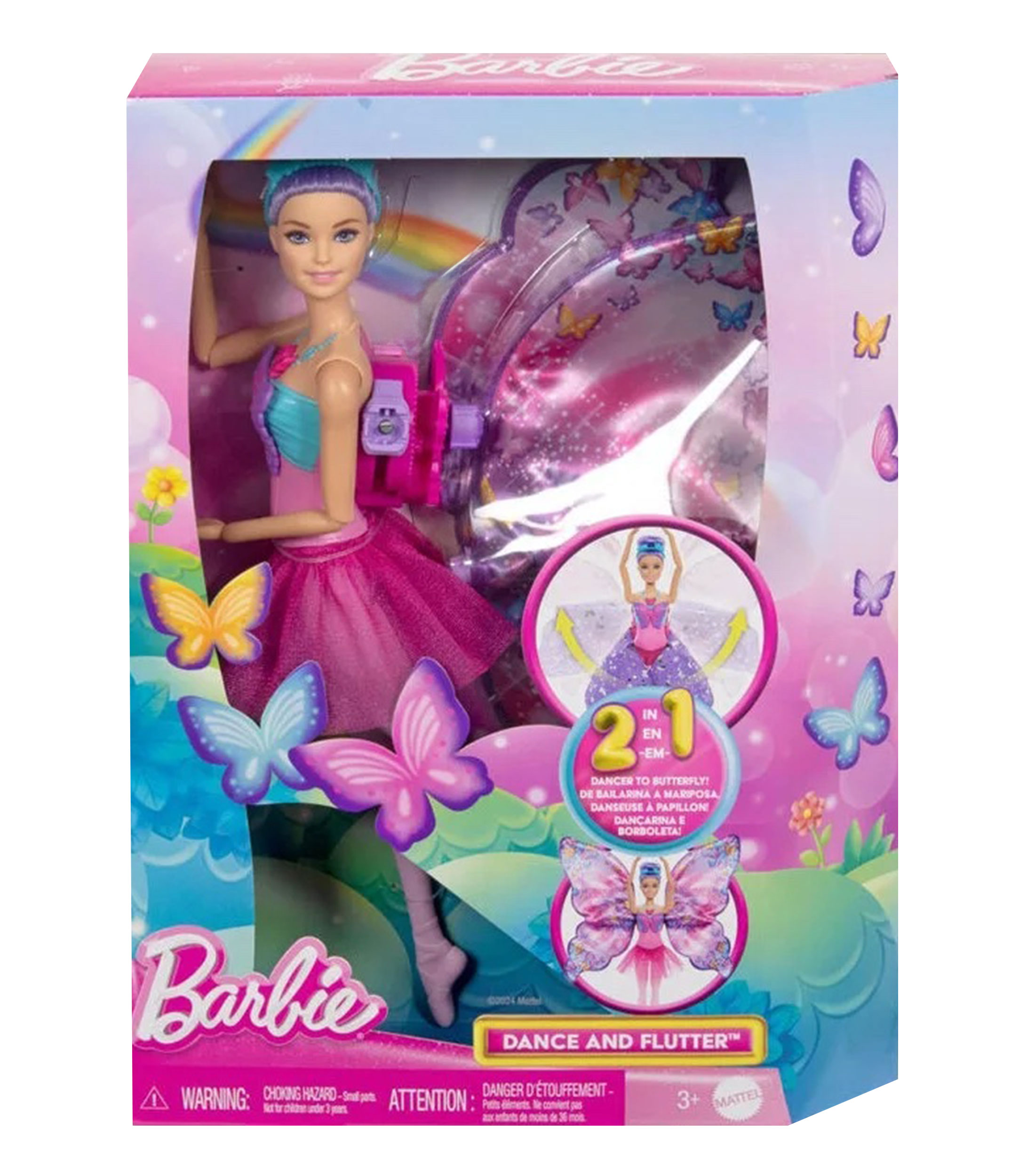 Muñeca Barbie Bailarina Transformación Mágica