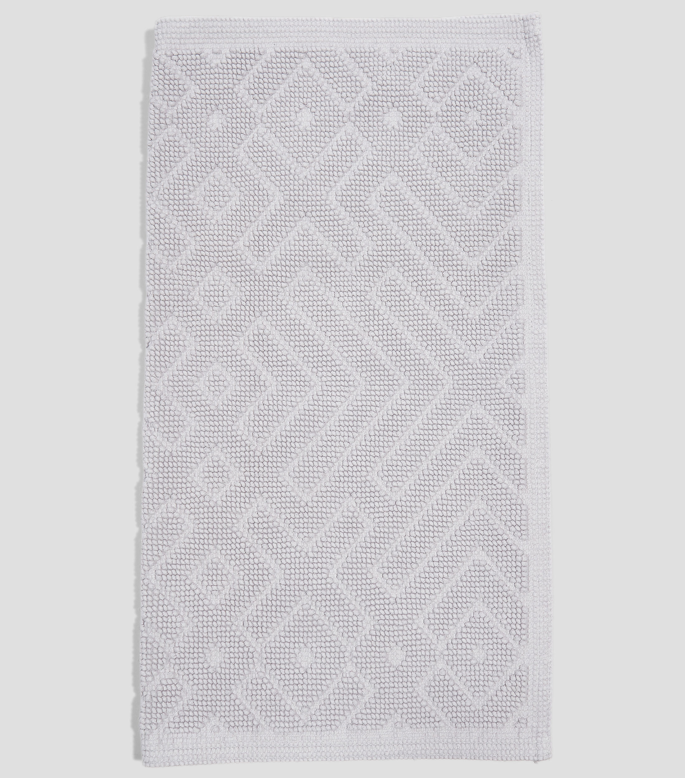 Tapete de Baño Cross plata 100x60cm