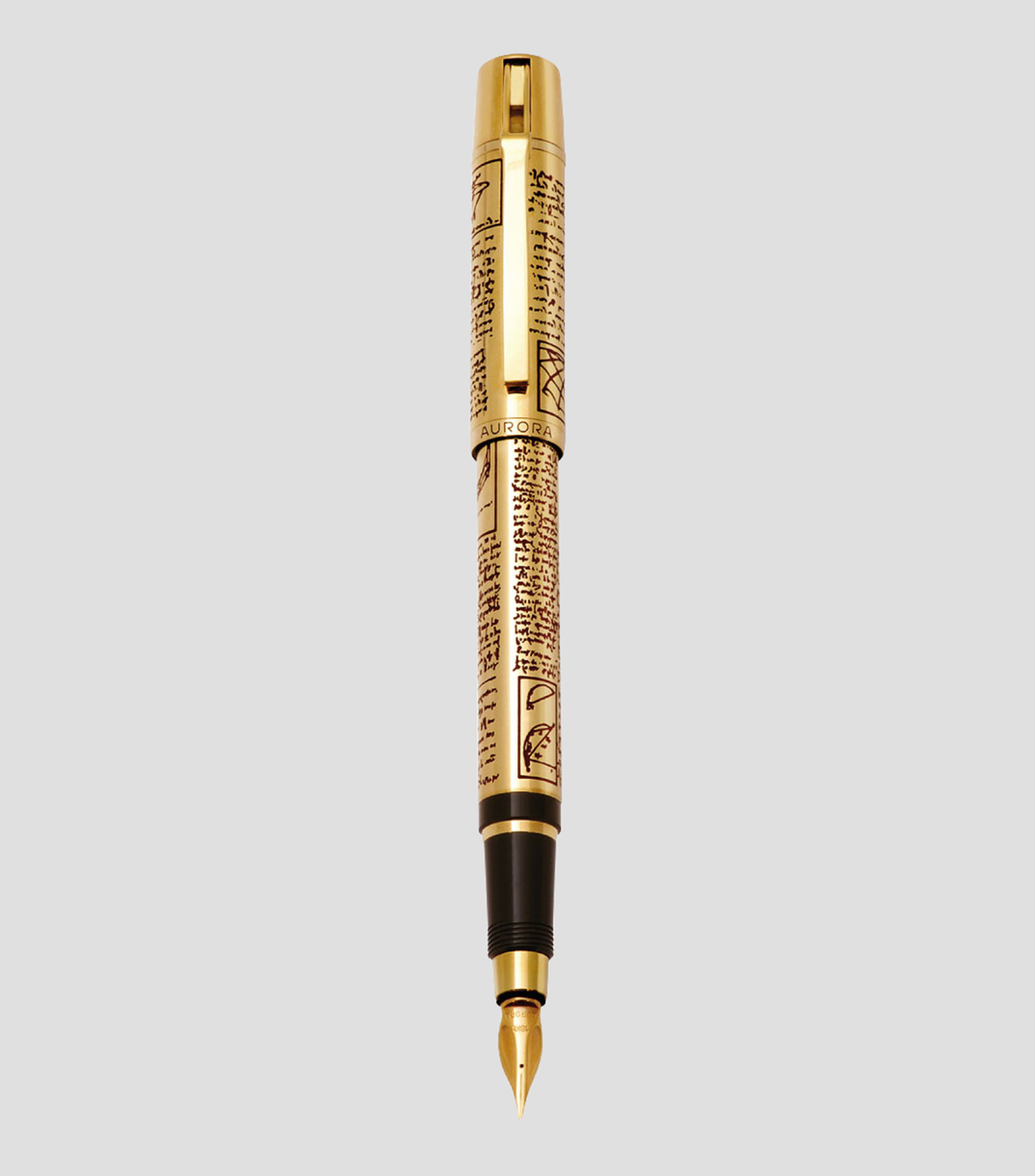 Pluma Leonardo Da Vinci Gold Plated