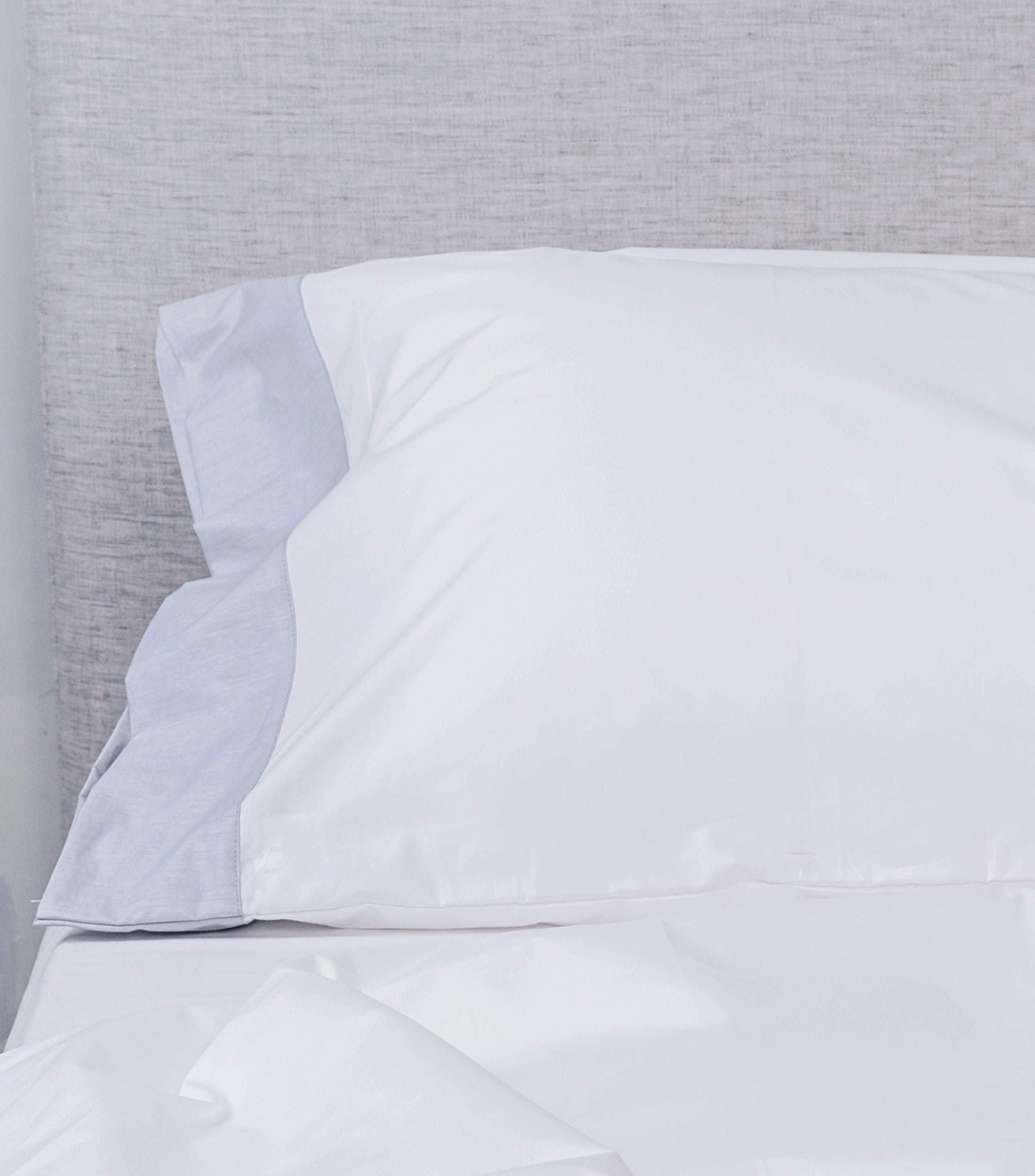 Funda para Almohada King Size en Algodon Milano Nube