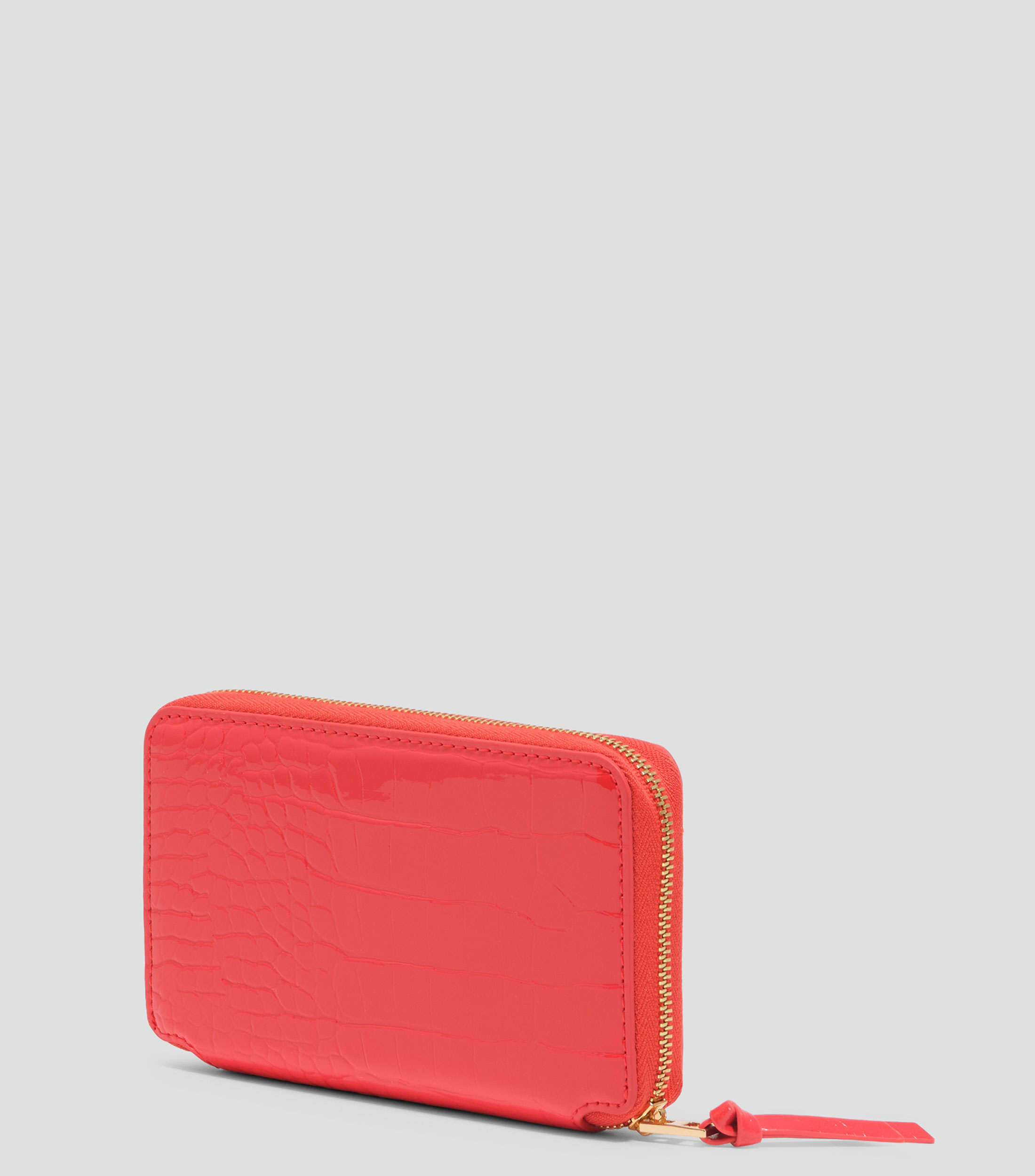 Monedero con textura brillante Mujer