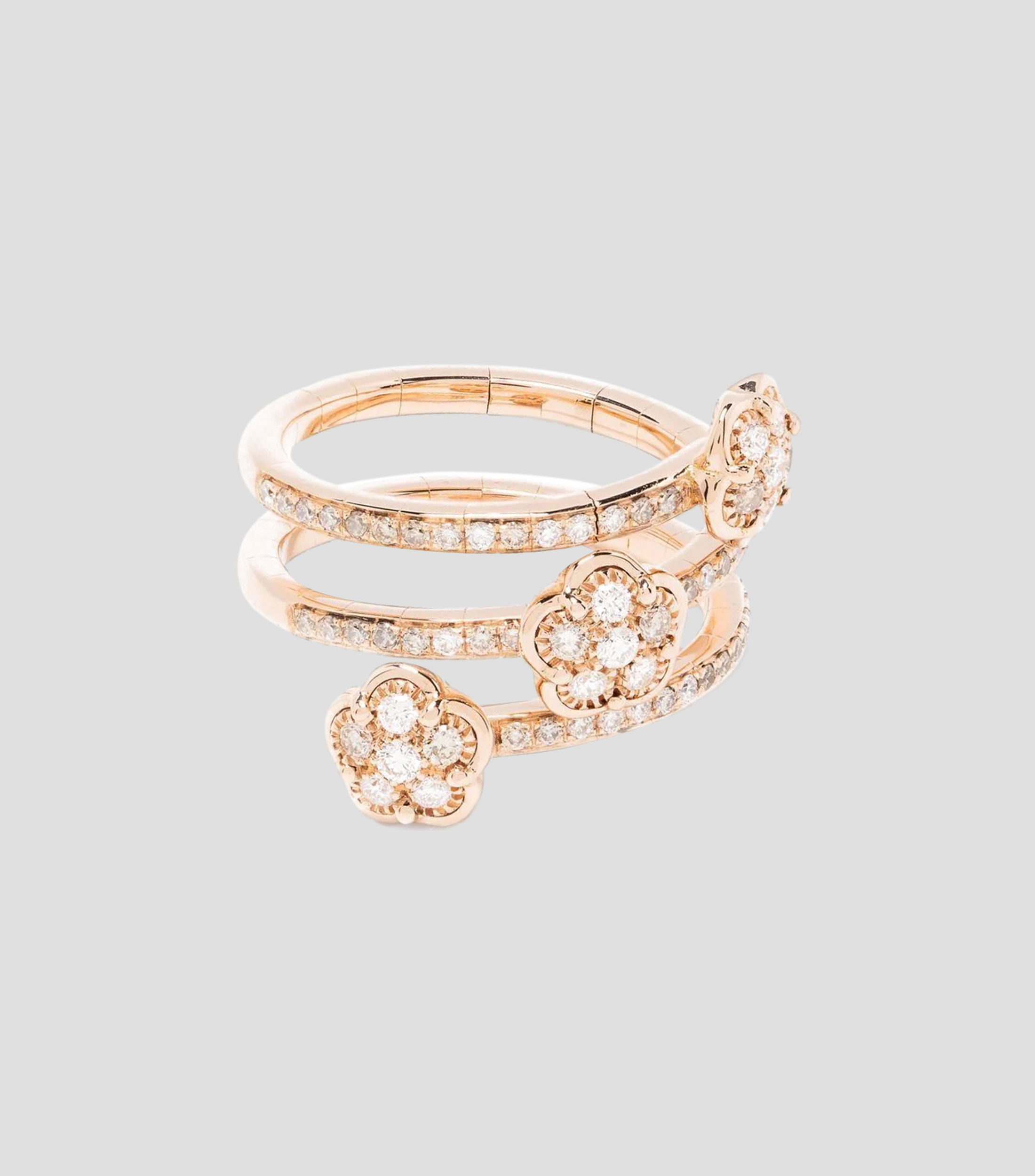 Anillo en Oro 18 kilates Figlia dei Fiori con Diamantes Mujer