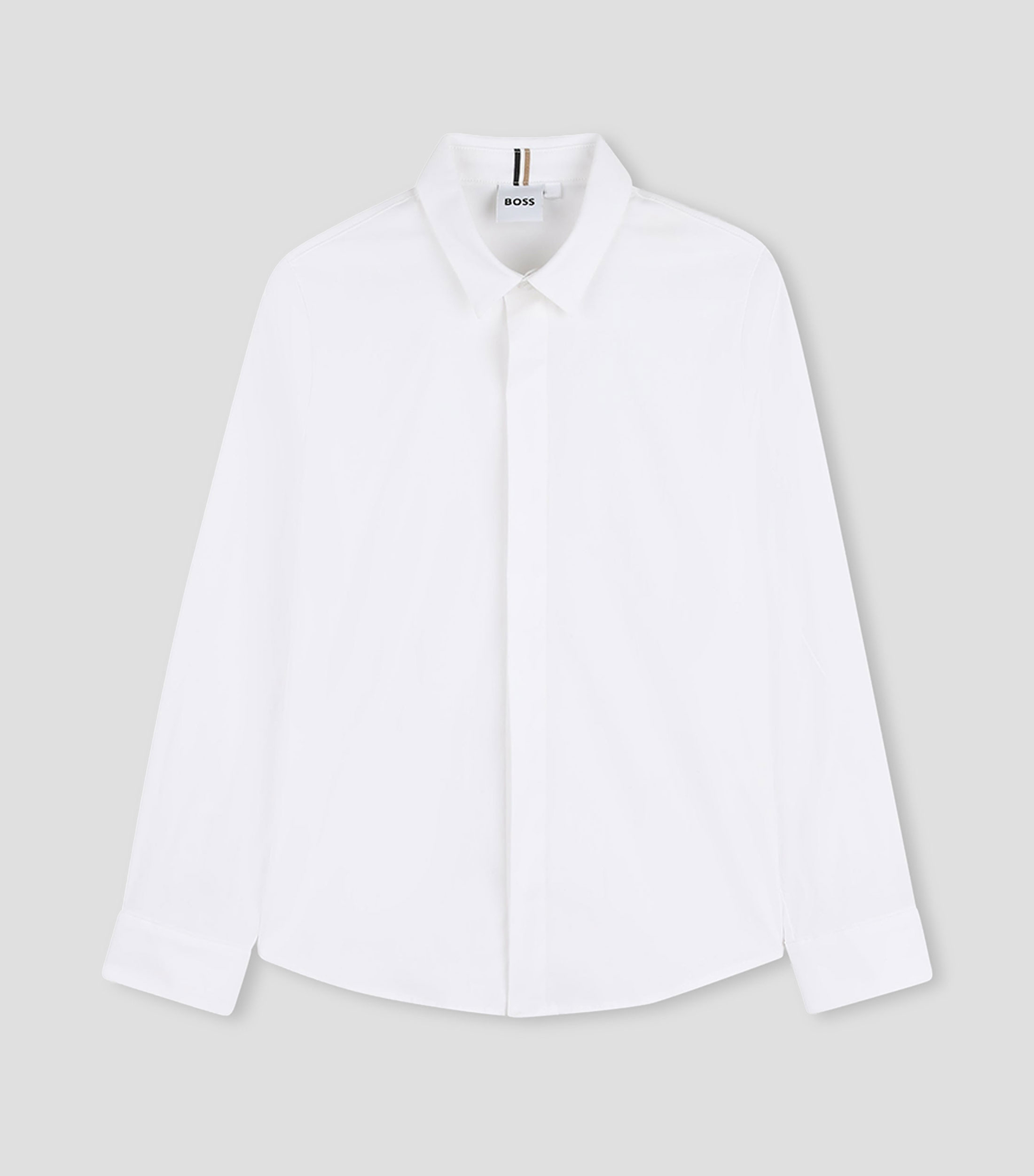 Camisa lisa manga larga Niño