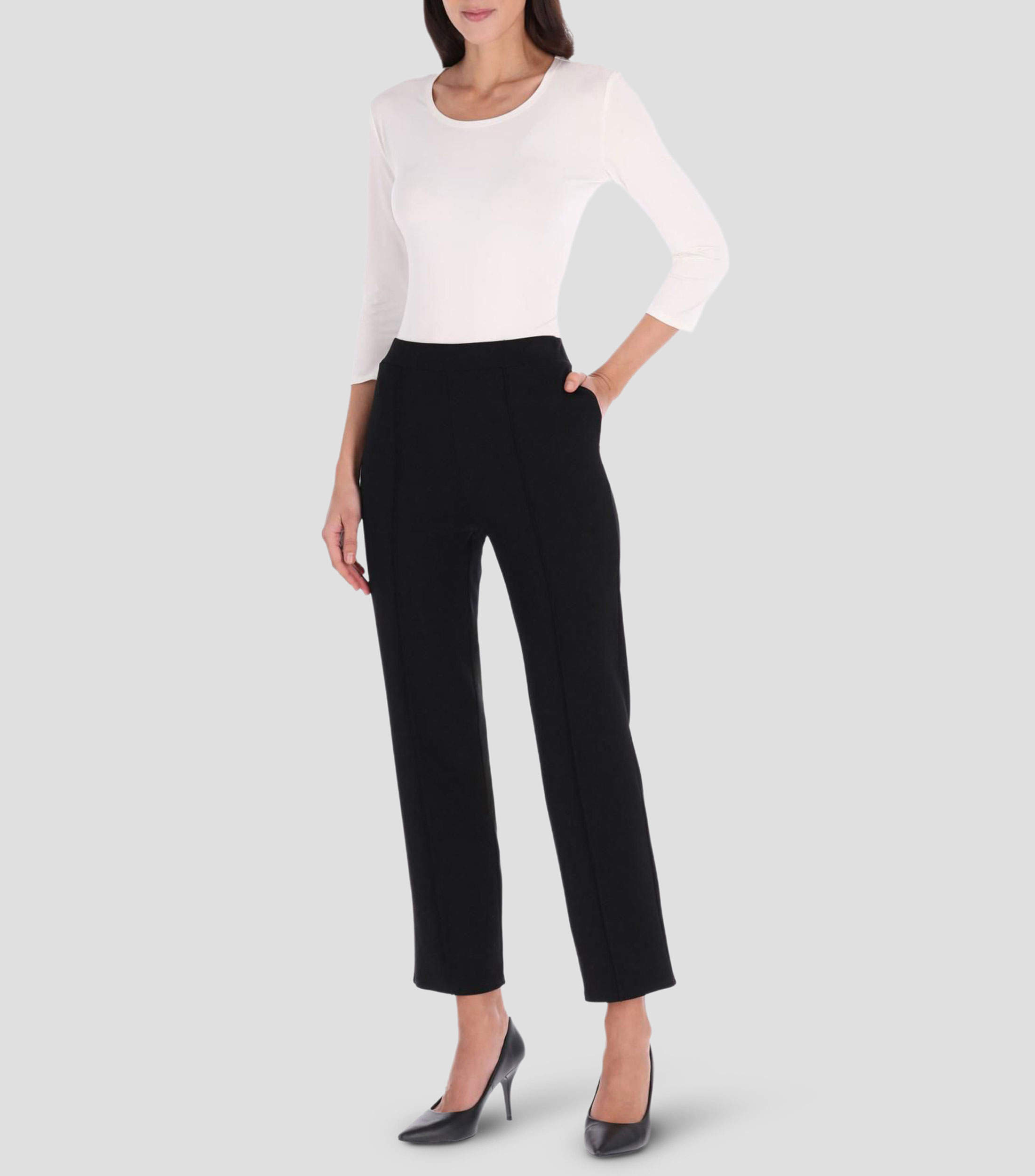Pantalón liso Mujer
