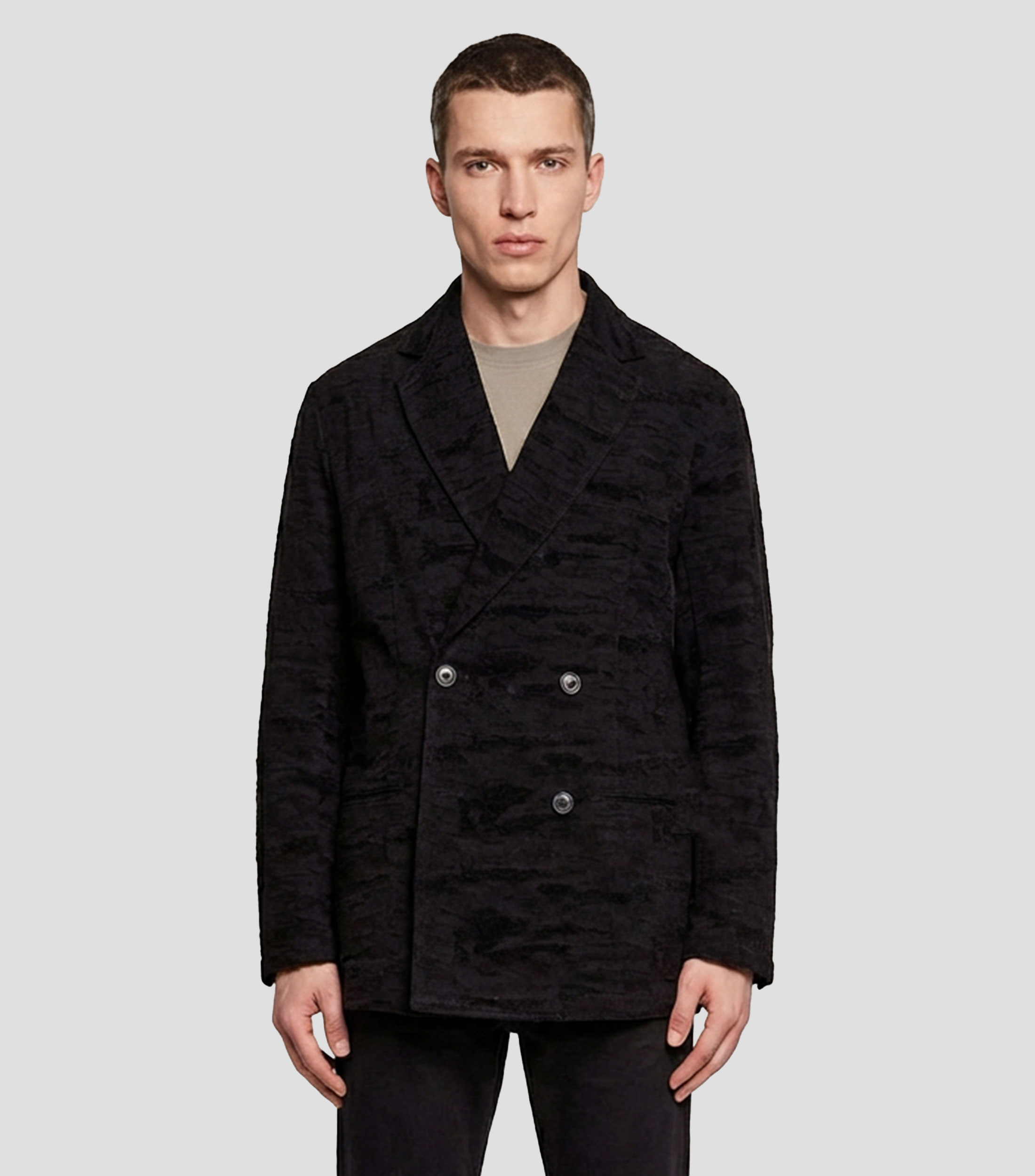 Saco jaspeado Hombre