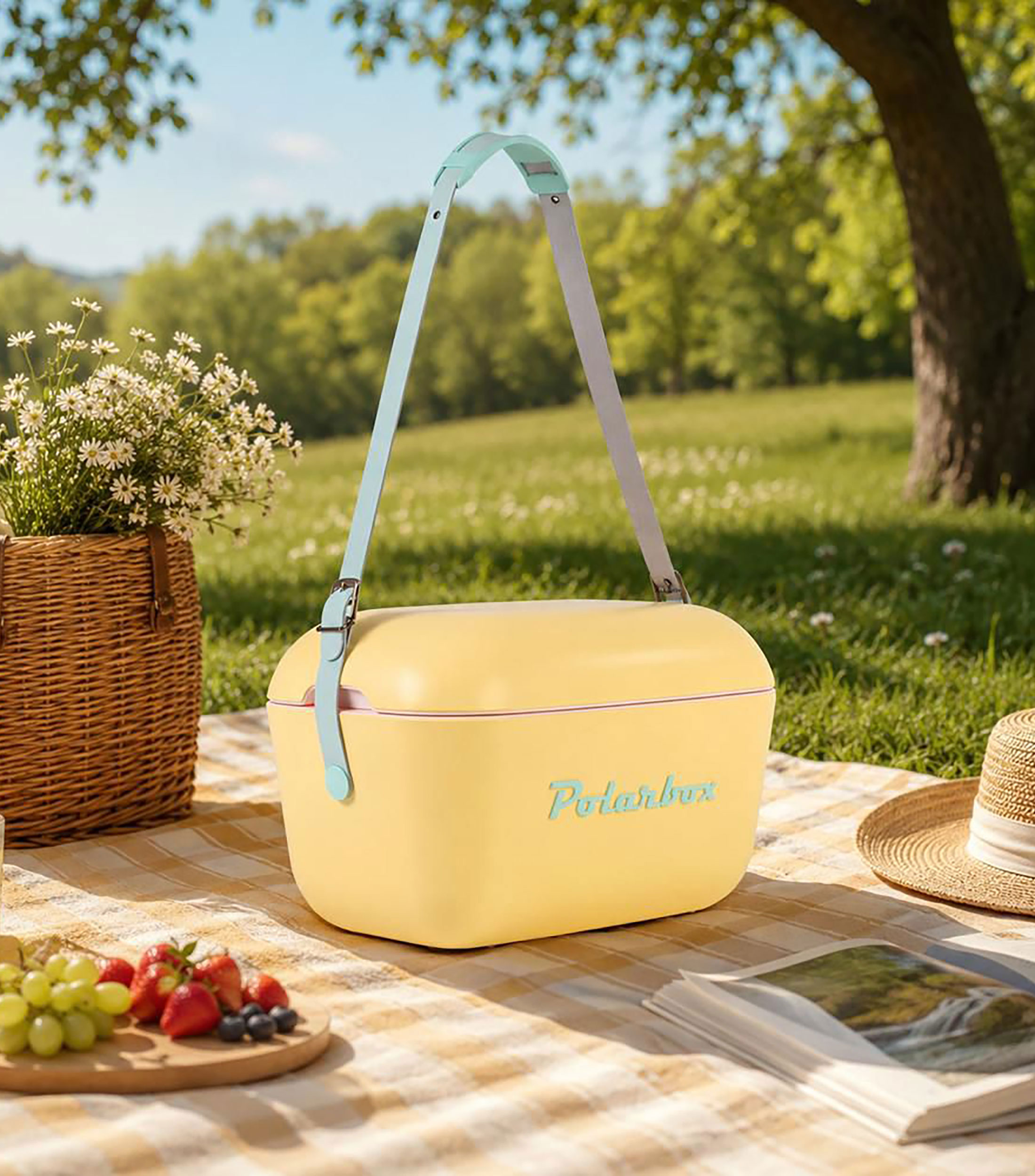 Hielera Portátil Amarillo y Verde AG Pop 12 L
