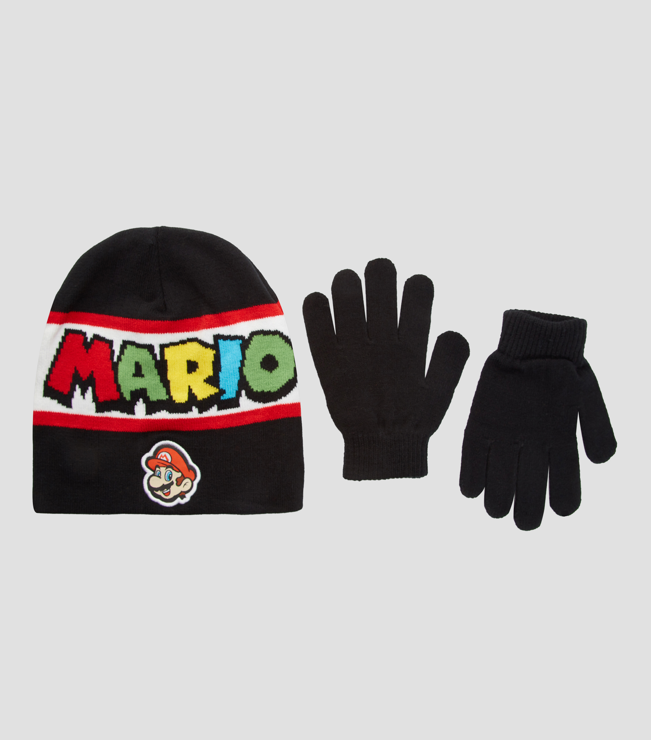 Set de Gorro y guantes Mario Bros Niño