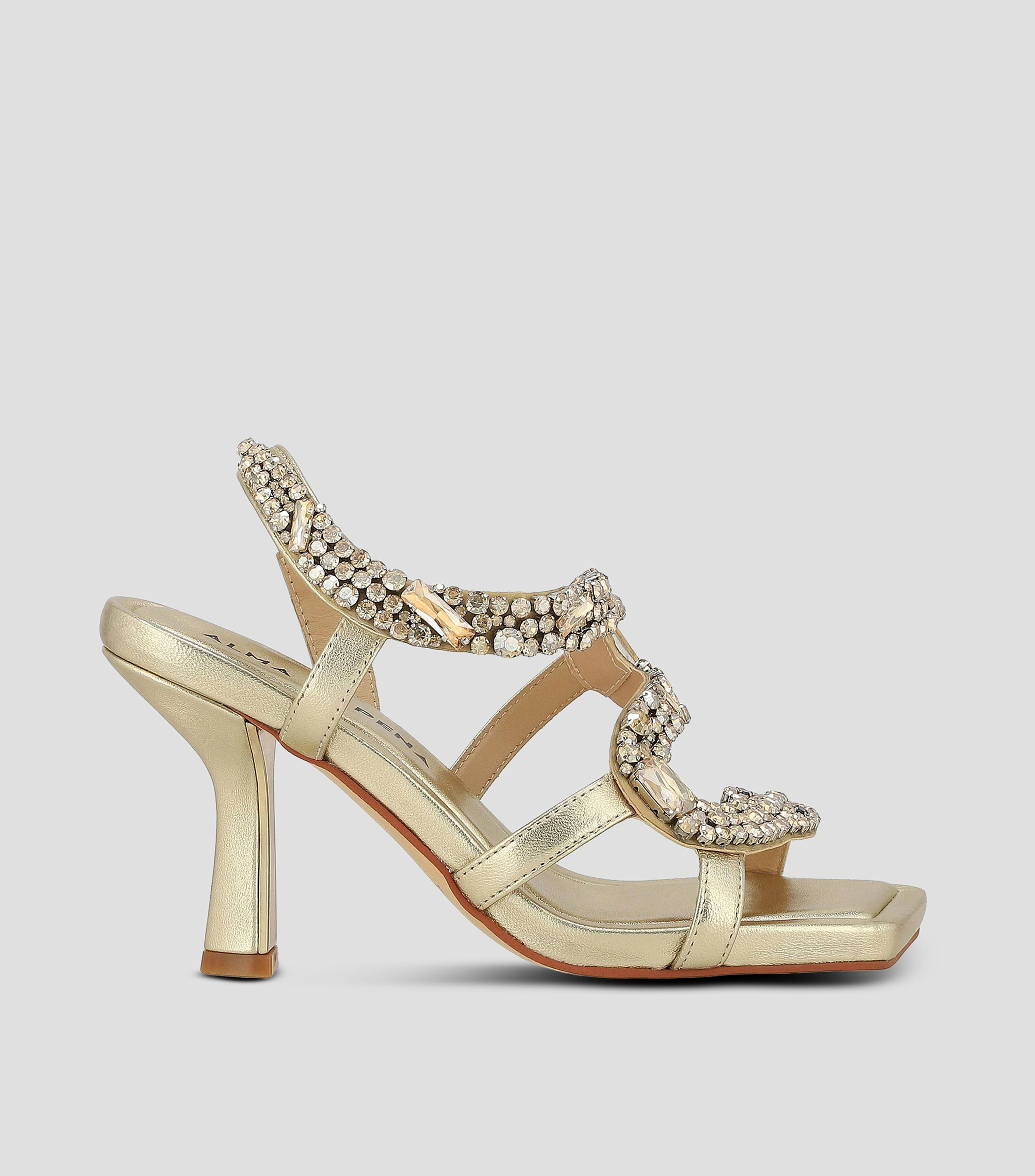 Sandalias tacón alto aguja Mujer