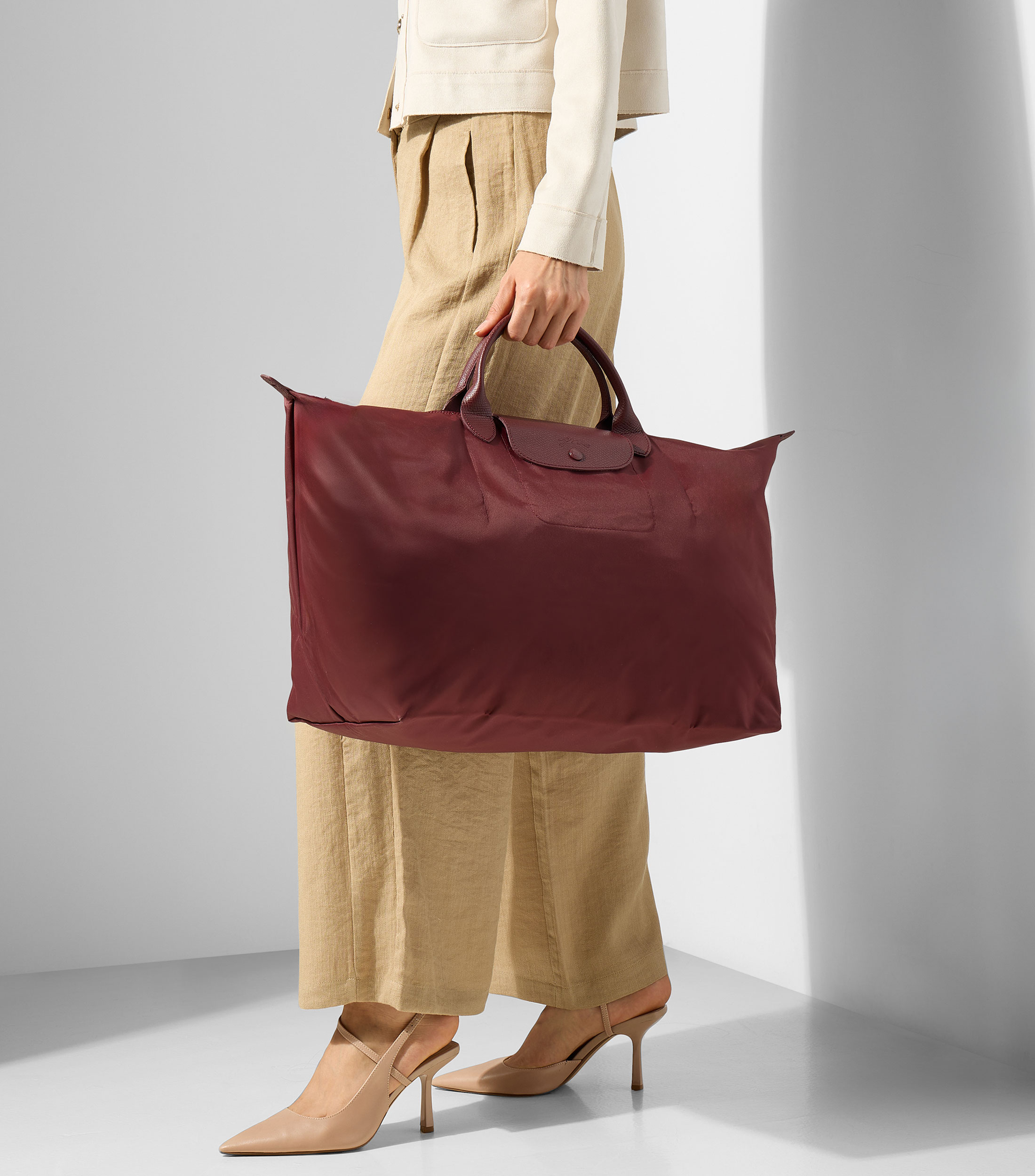 Bolsa de viaje lisa Mujer