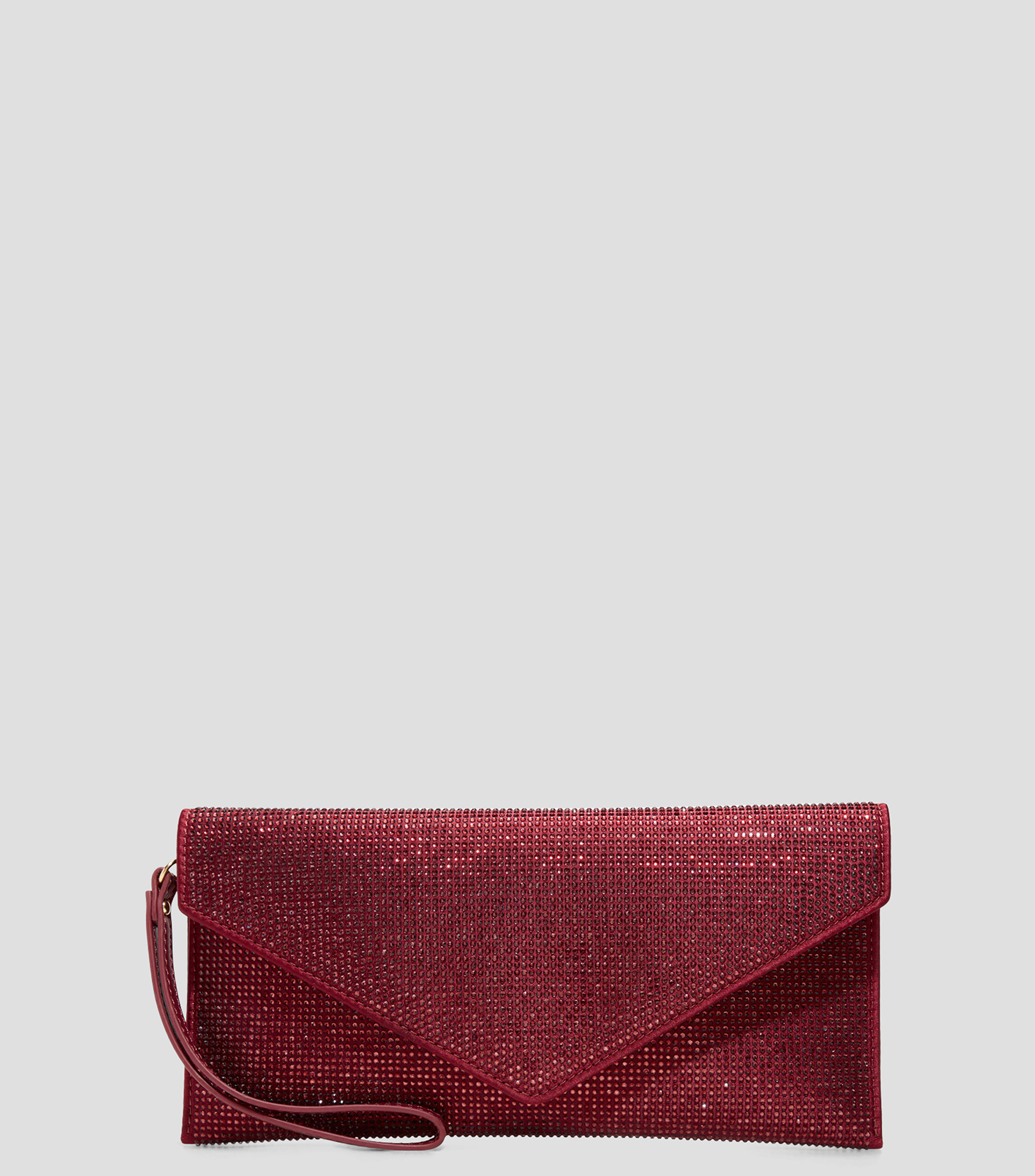Bolsa clutch con brillantes Mujer