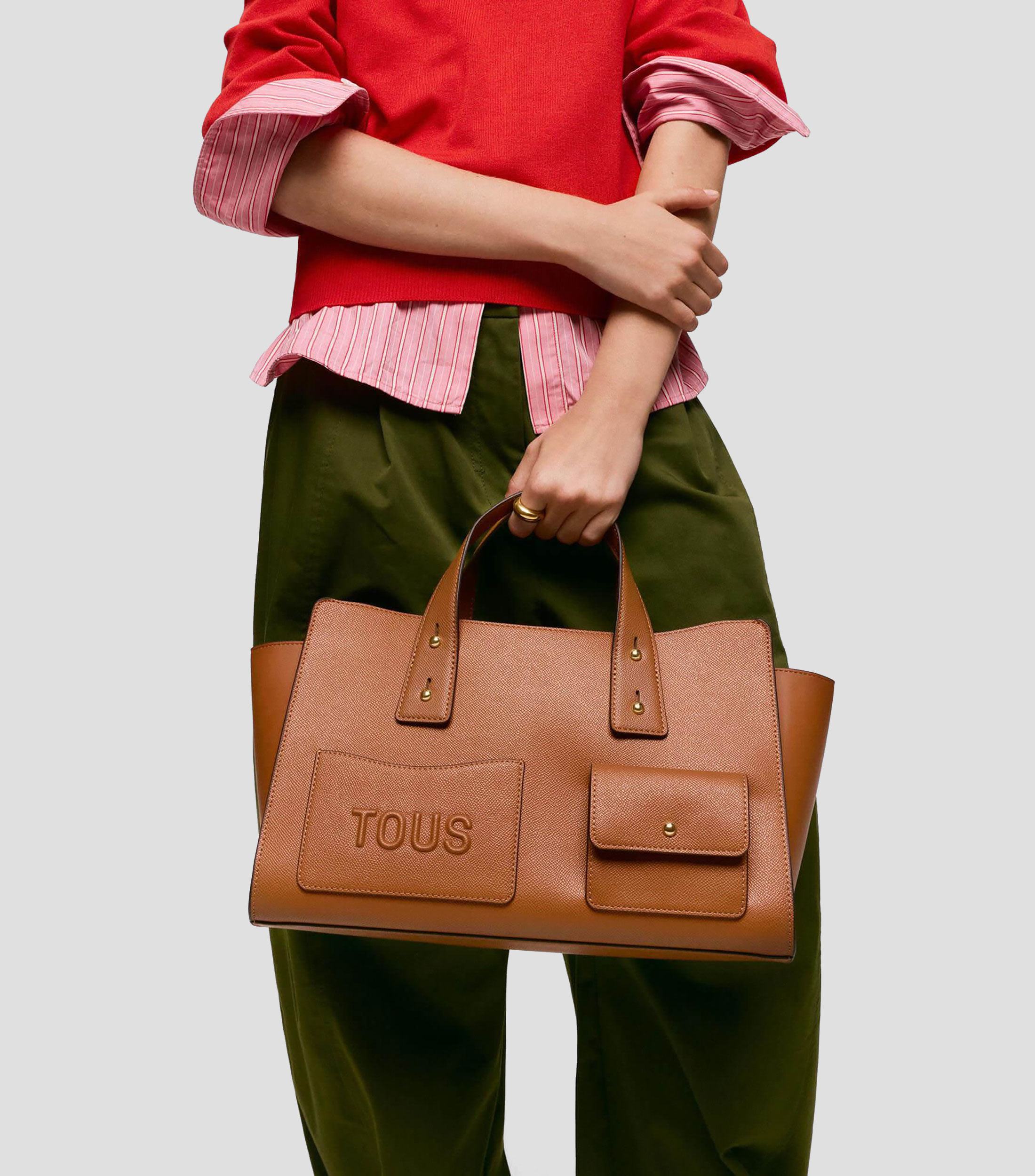 Bolsa tote bowling Back to basics sólido Mujer