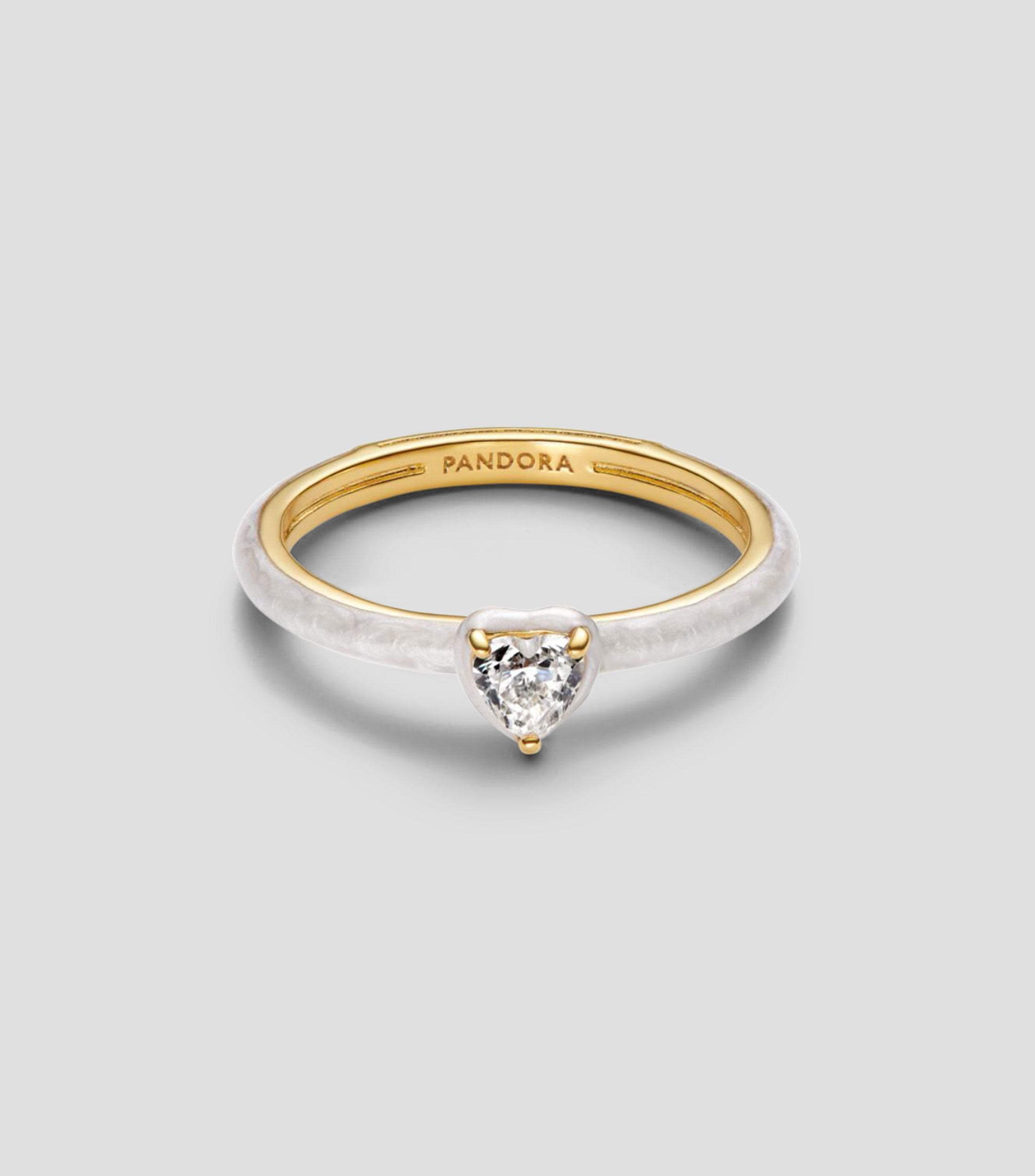Anillo con circonita Mujer