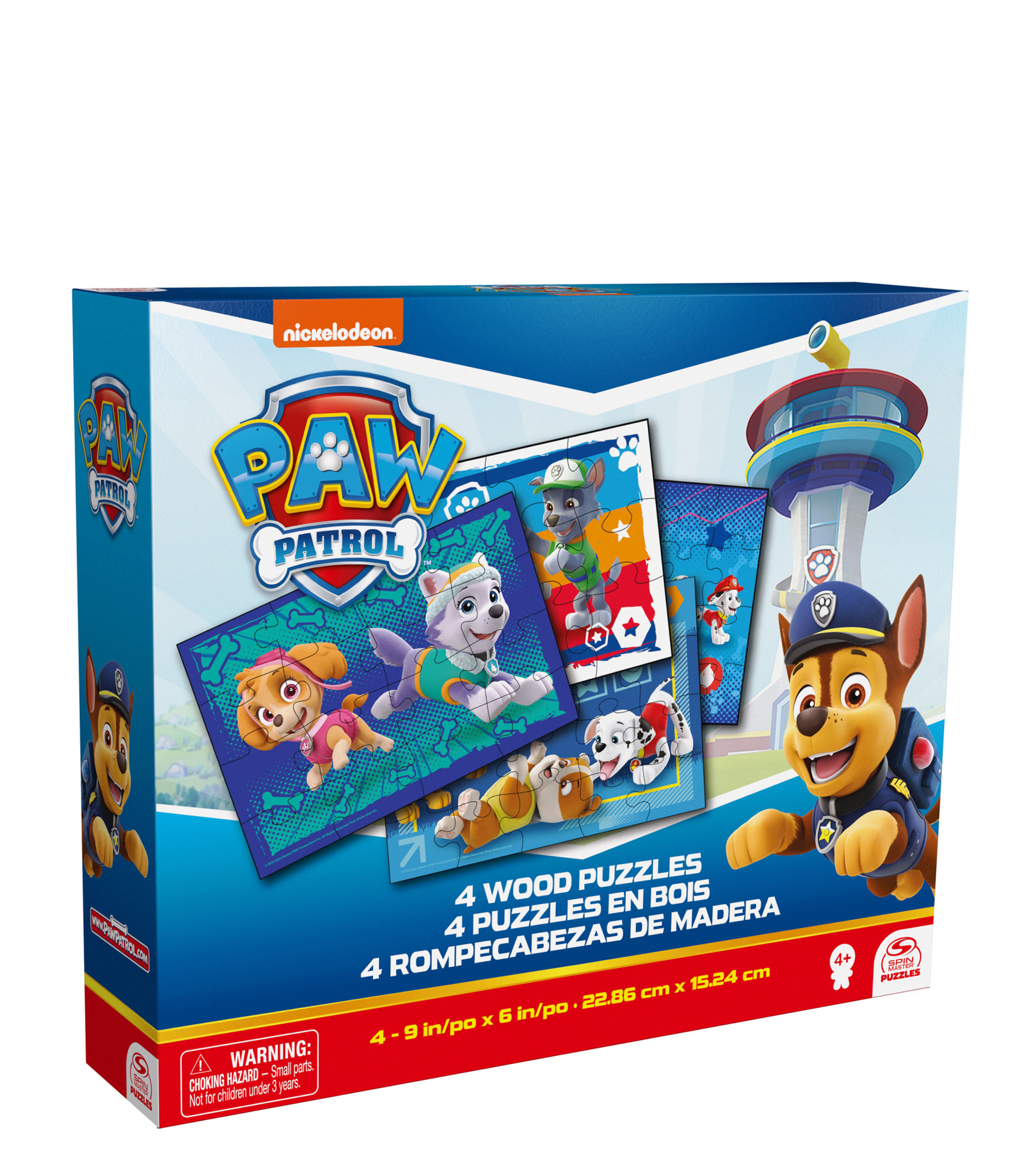 Juego de mesa, Set de 4 rompecabezas - Paw Patrol