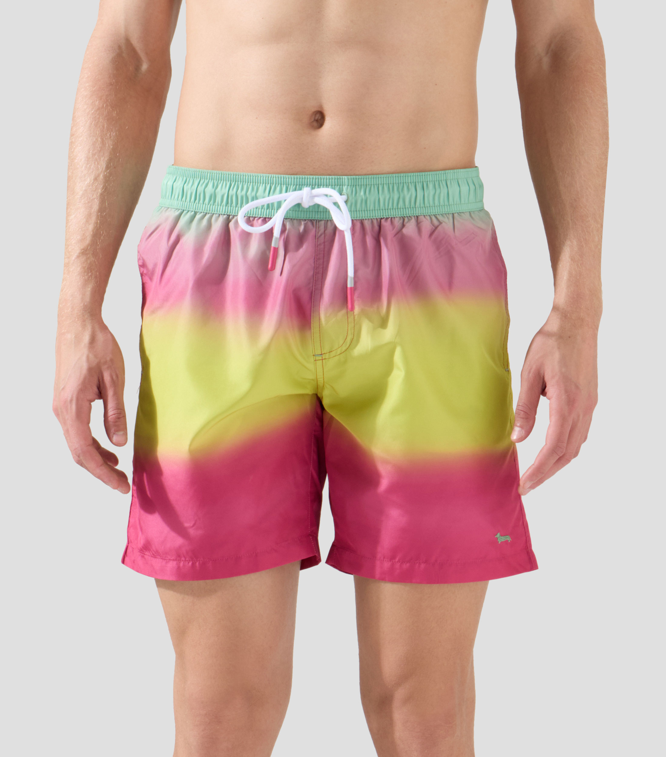Traje de bano corto tie dye Hombre