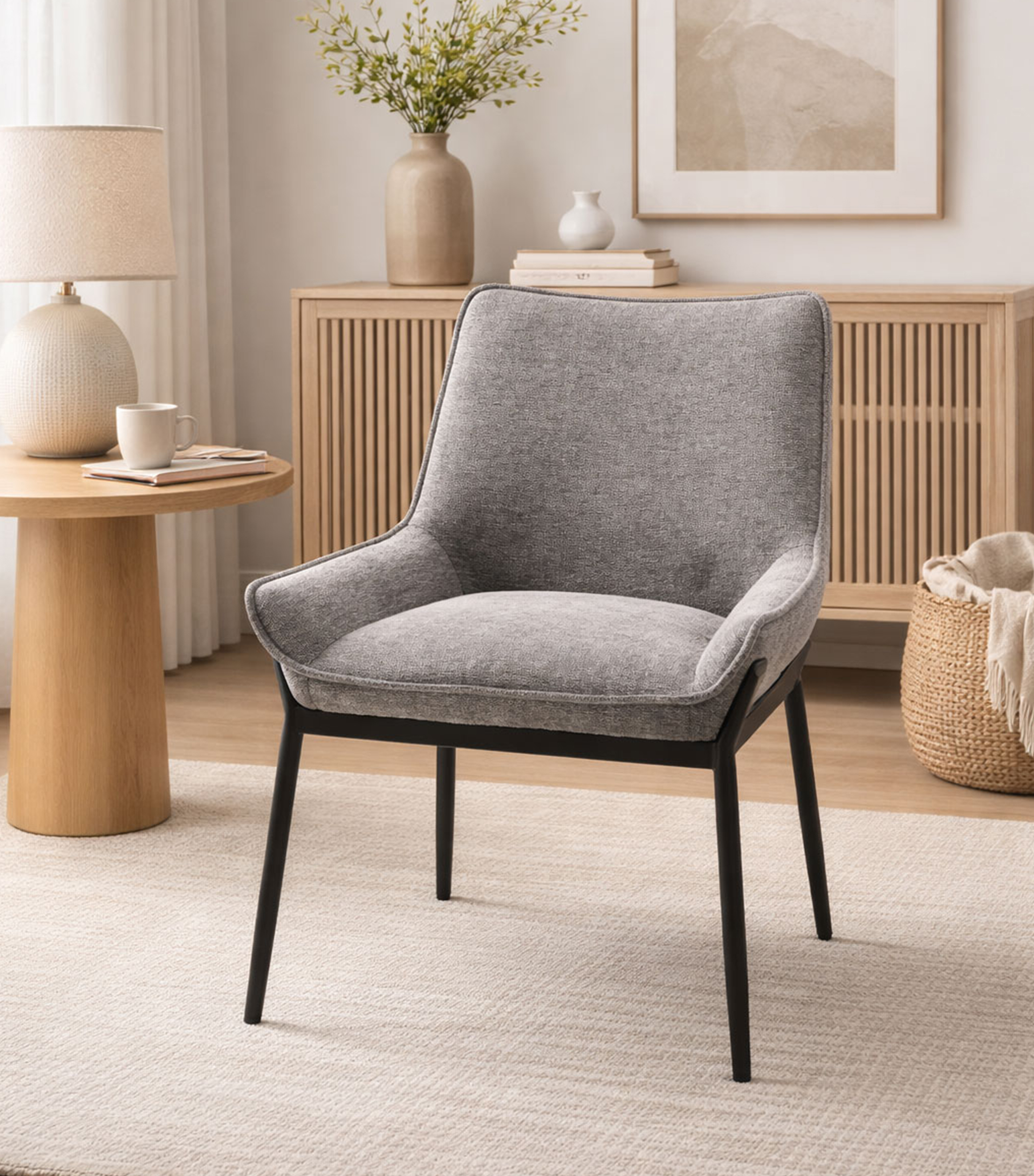 SILLA CALGARY GRIS CLARO