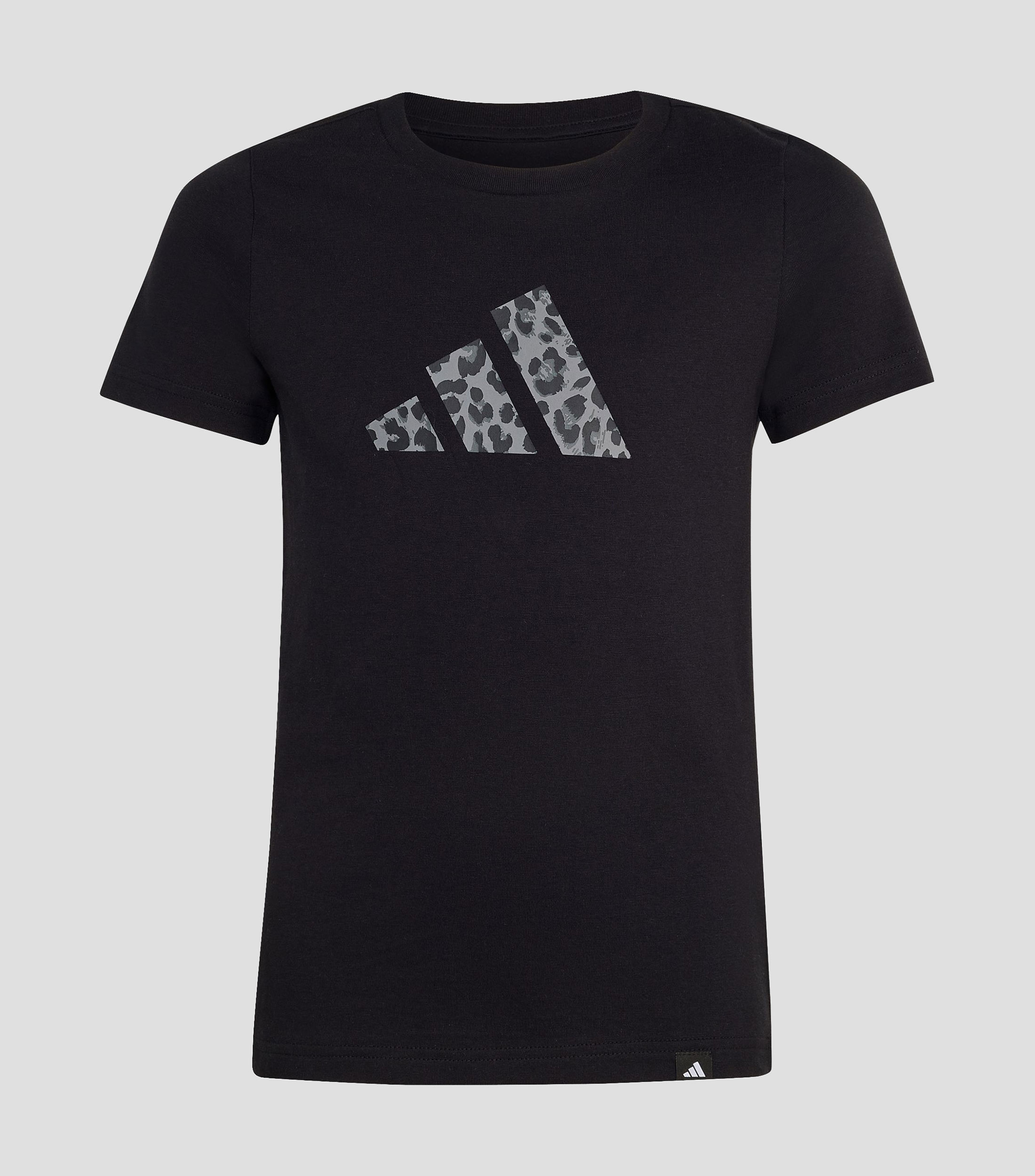 Playera casual Graphic cuello redondo manga corta con estampado Niña