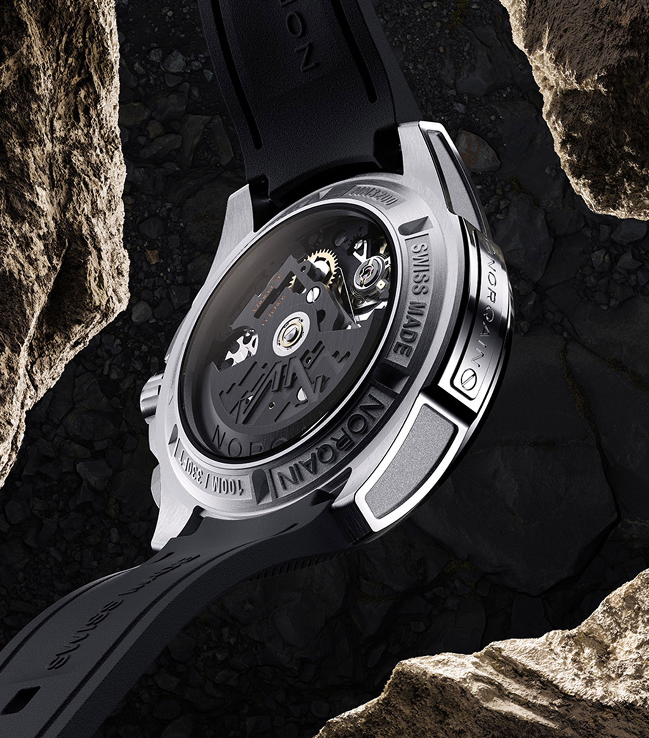 Reloj para Hombre Independence Skeleton Chrono Deportivo Plateado