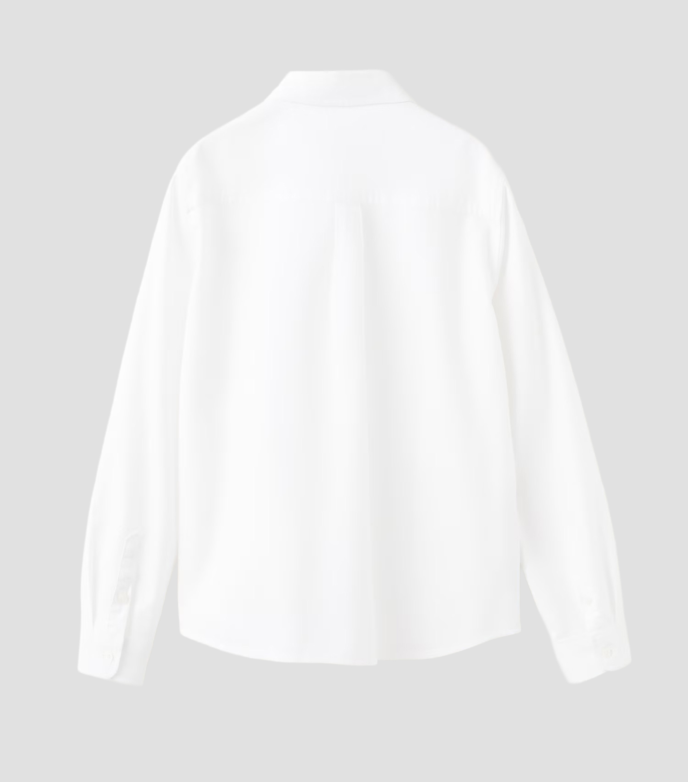 Camisa lisa de manga larga Niño
