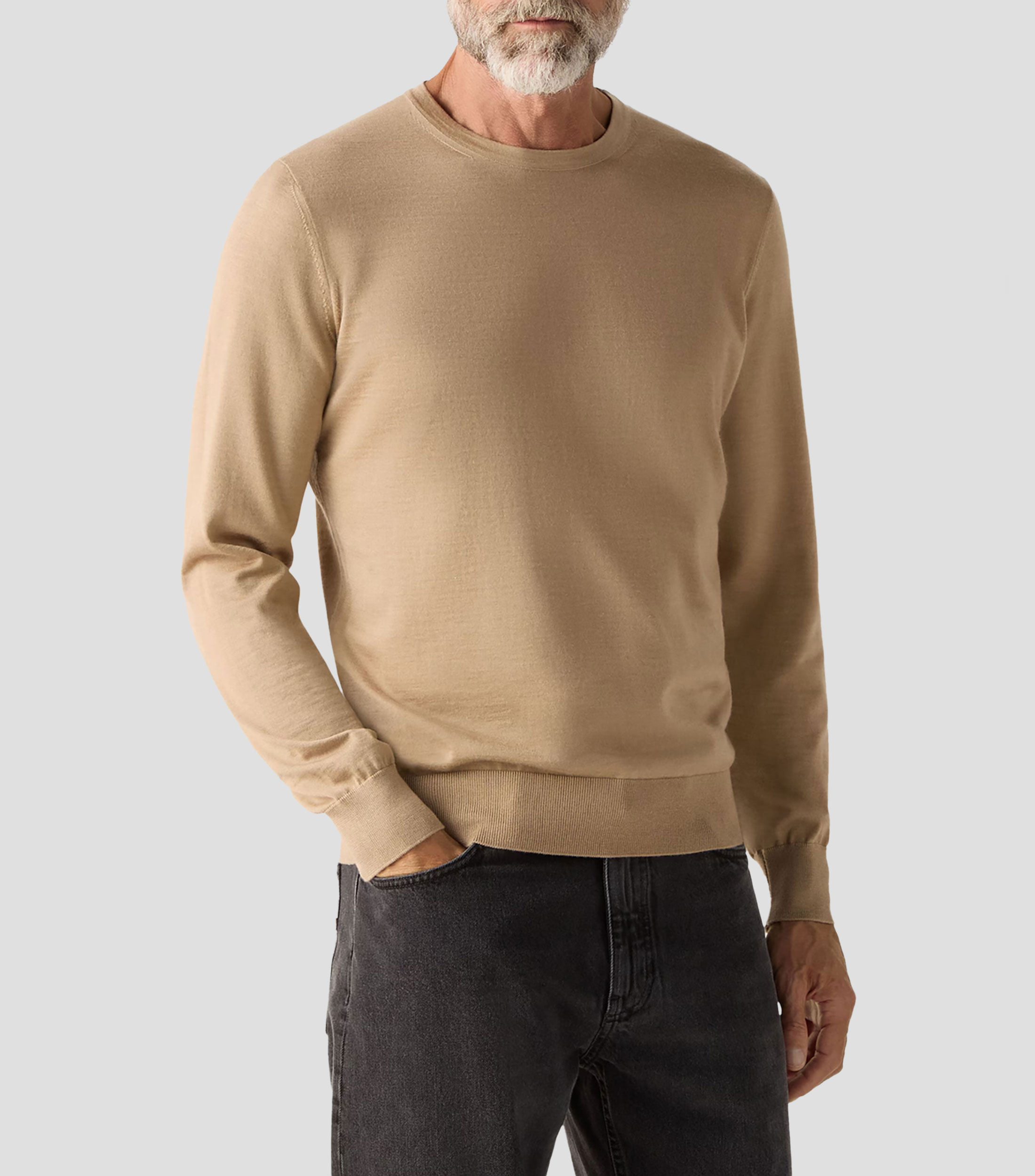 Suéter de cuello redondo Hombre