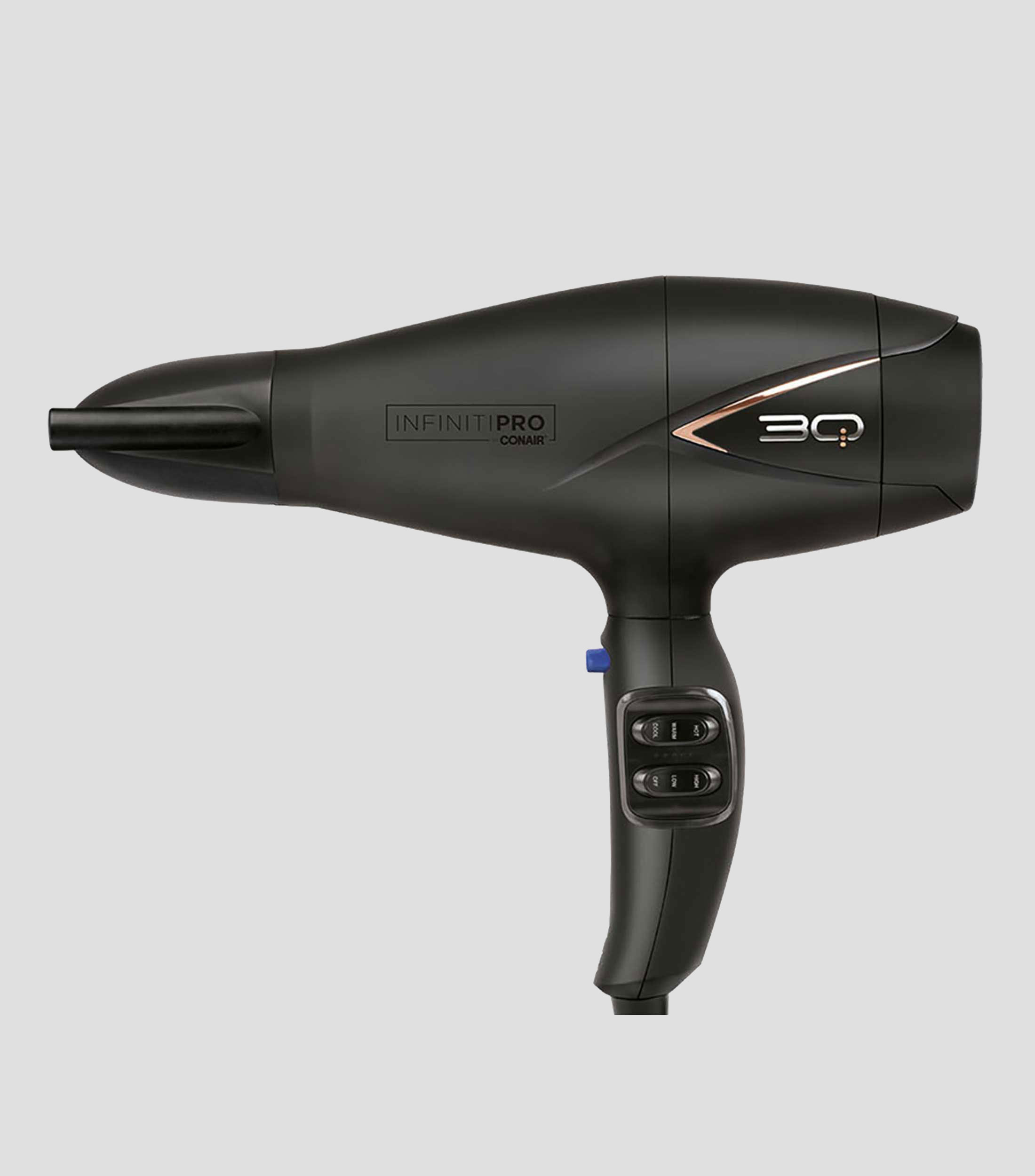 Secadora 3Q Blush Less Negra Infiniti, 1875W