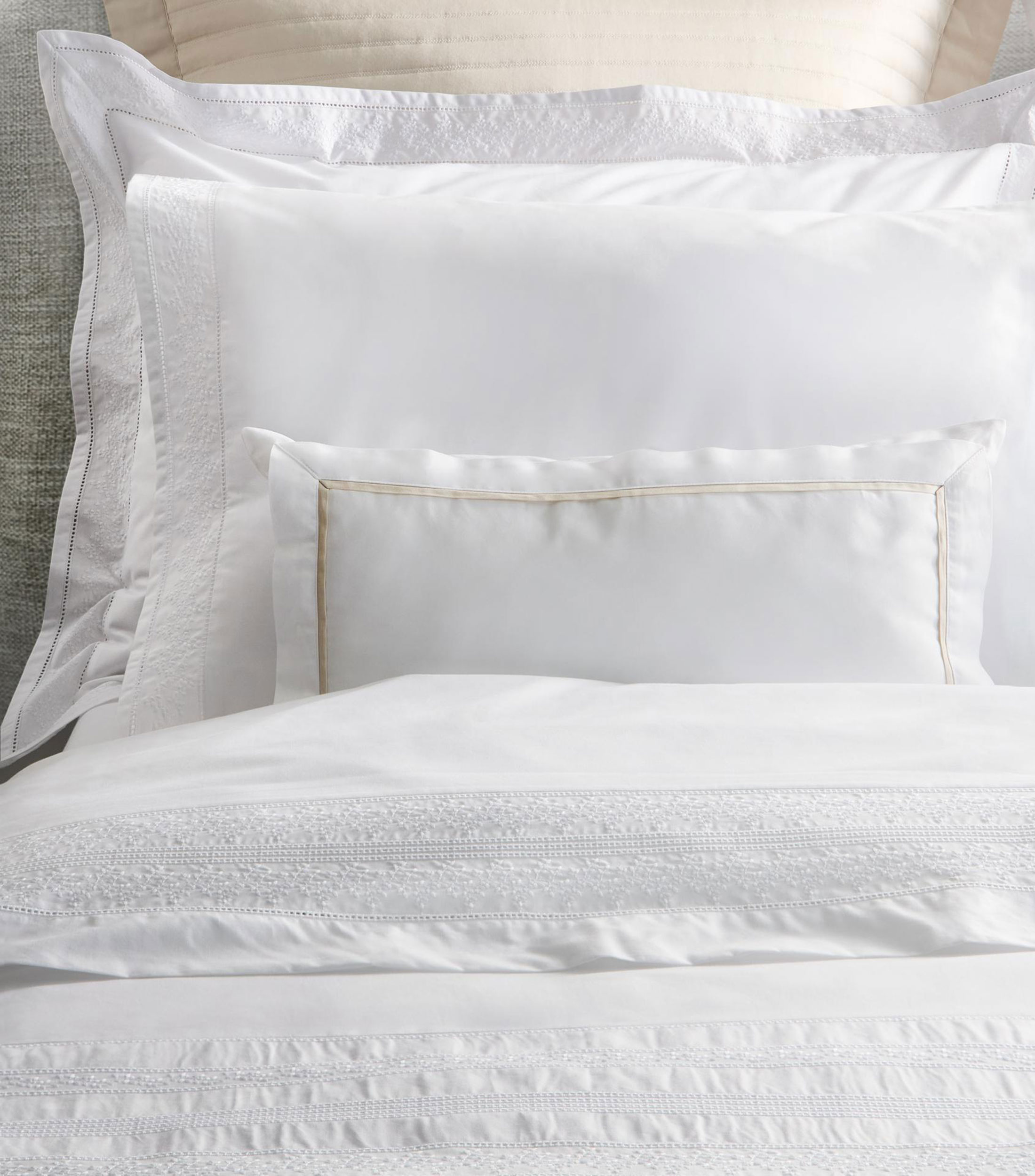 Funda de Almohada Estándar en Algodón Sylvia
