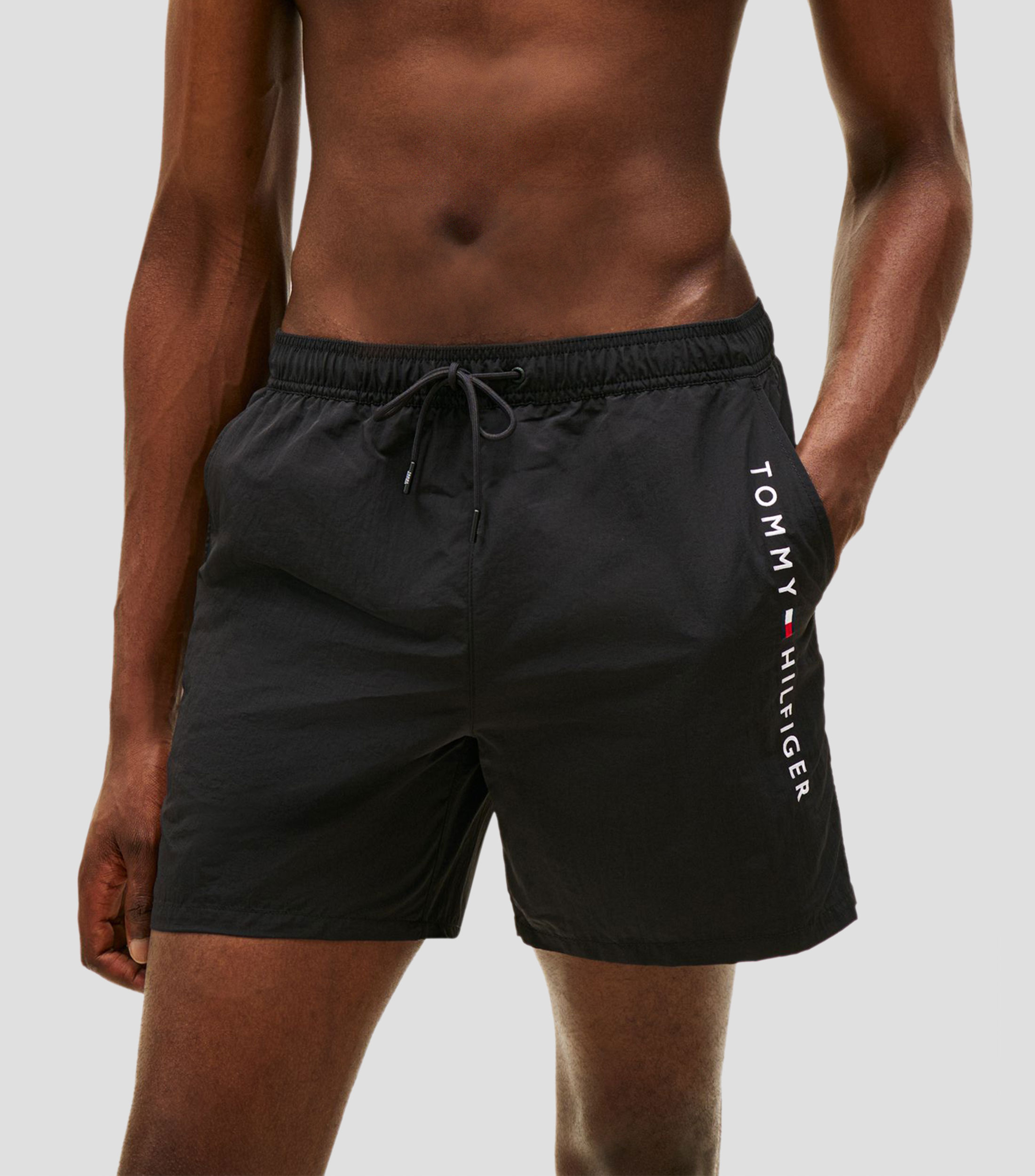 Traje de baño largo liso Hombre
