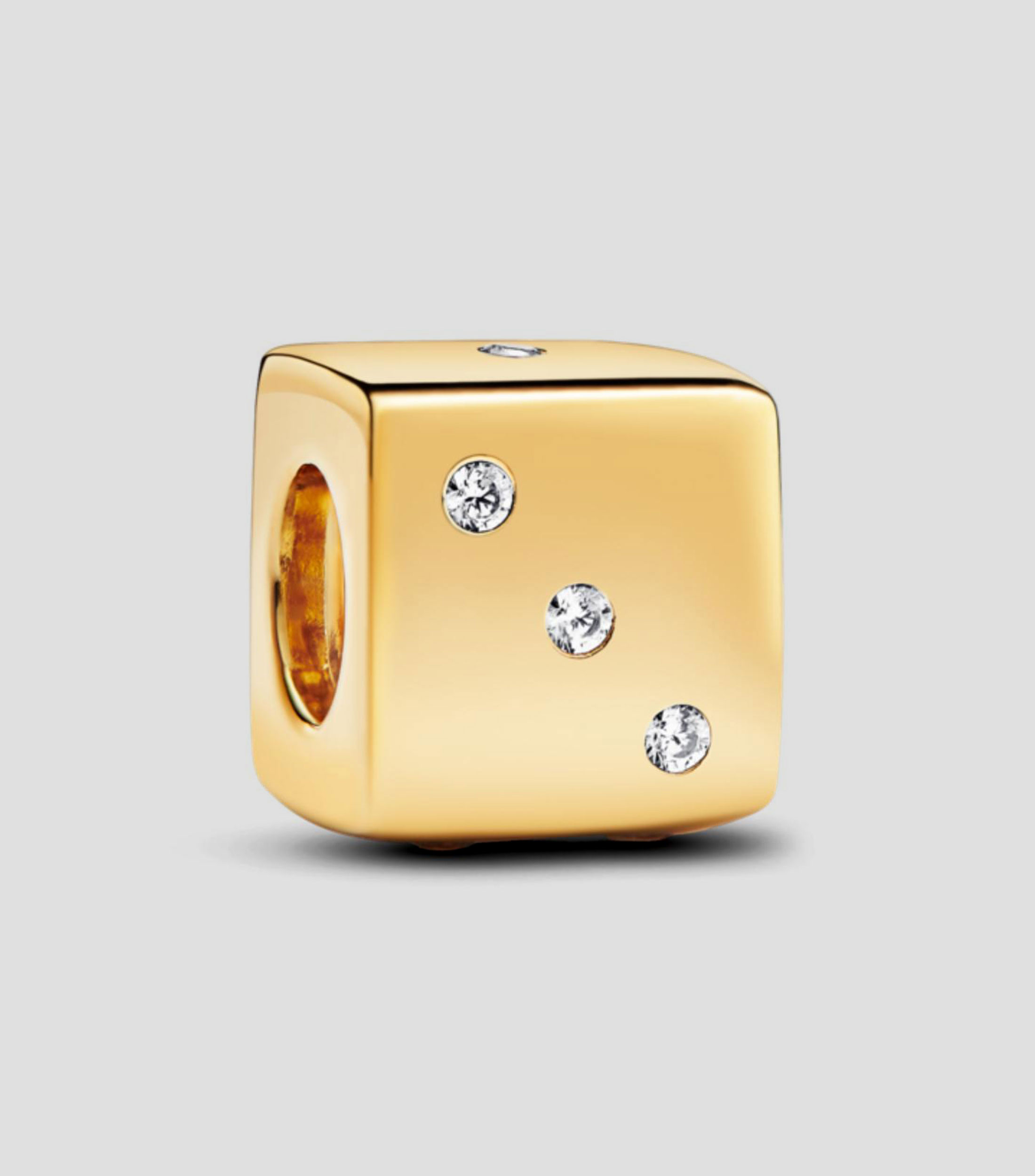 Charm con Dado Brillante Mujer