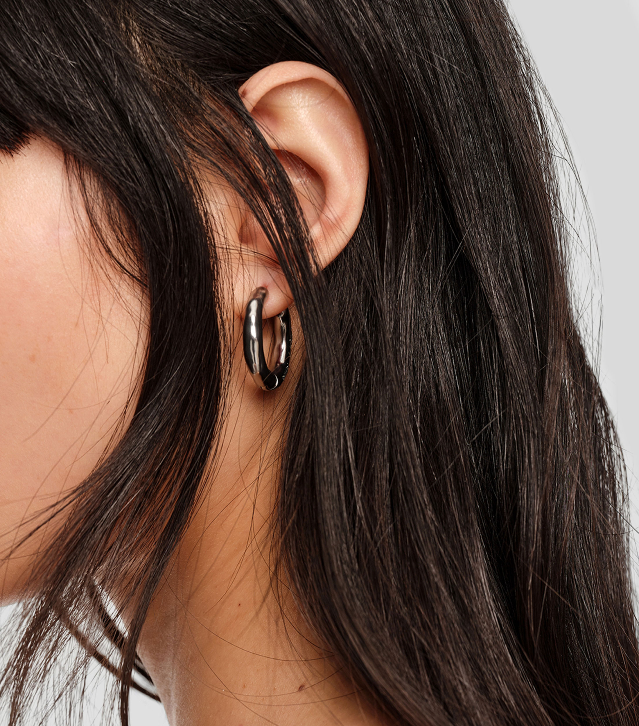 Pendientes aro irregular Mujer