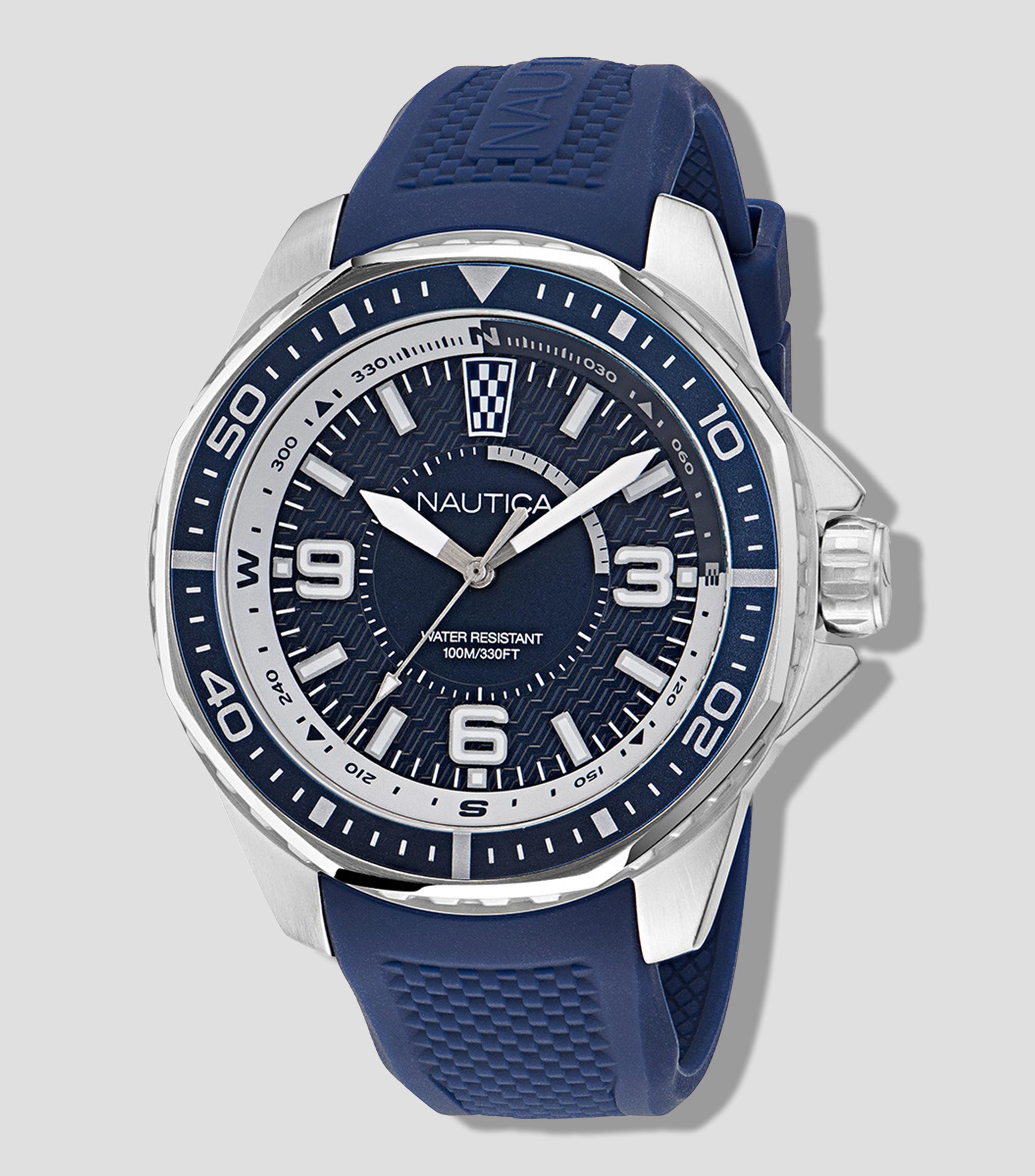 Reloj para Hombre Casual Azul, Plateado