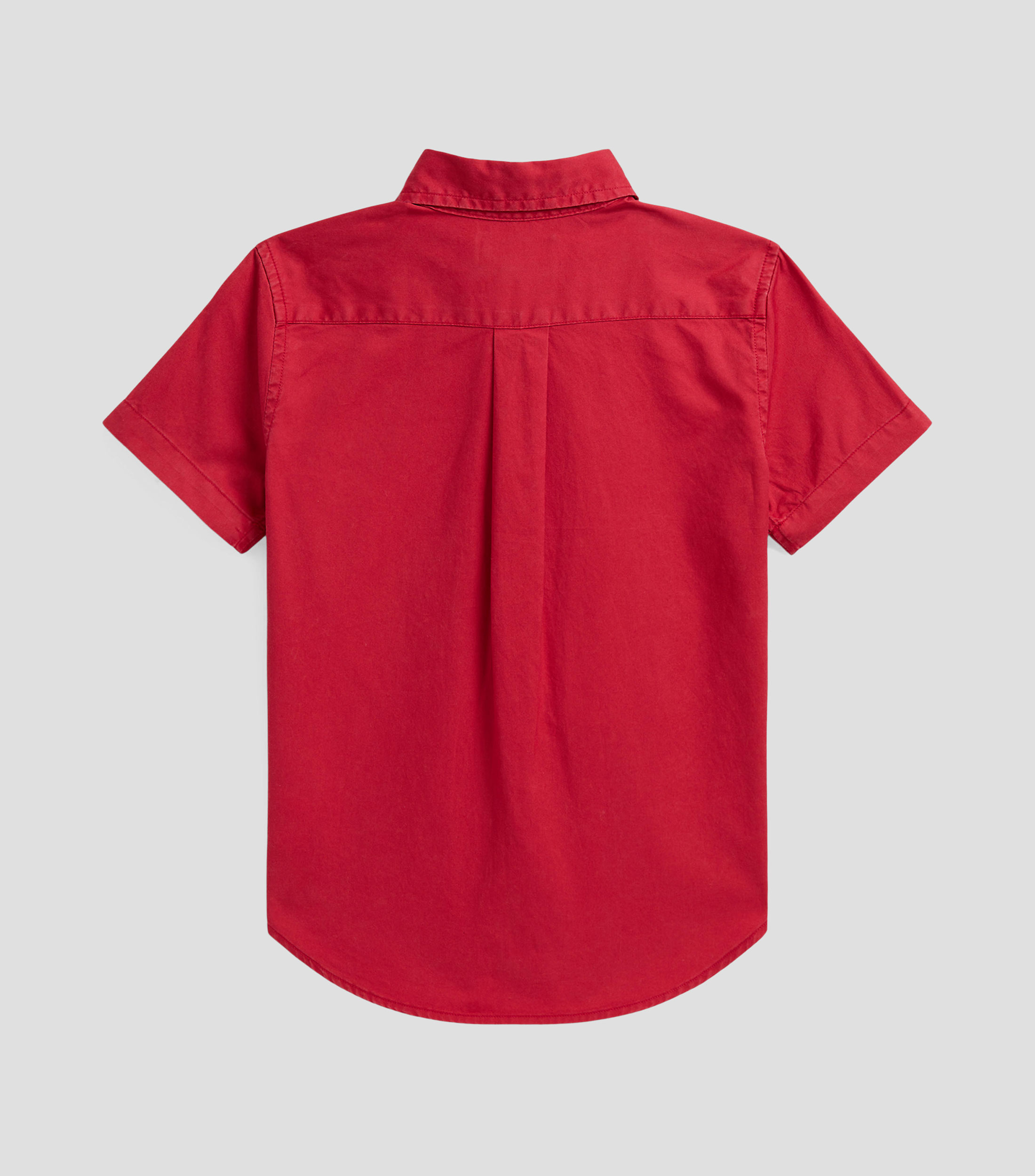 Camisa lisa con manga corta Bebé