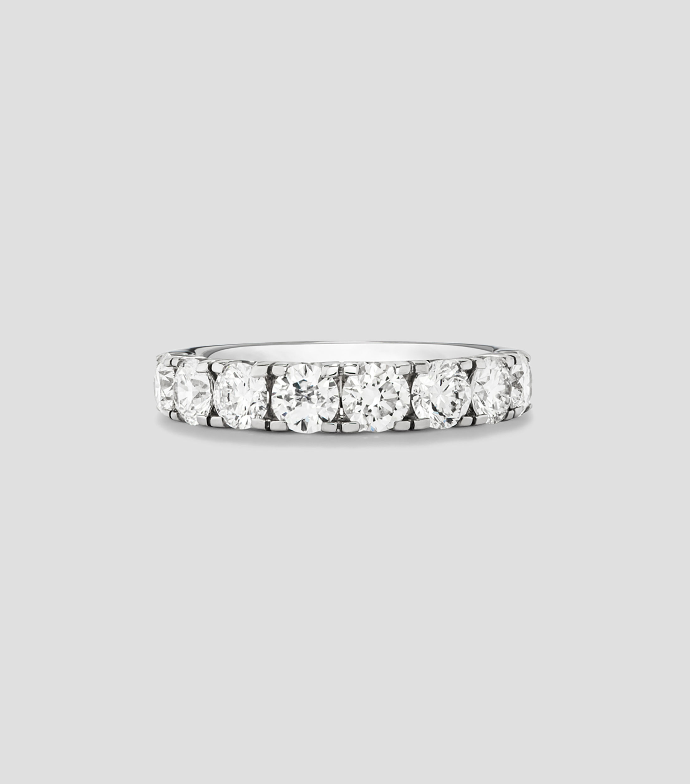 Anillo en Oro blanco de 18 Kilates con diamantes Mujer