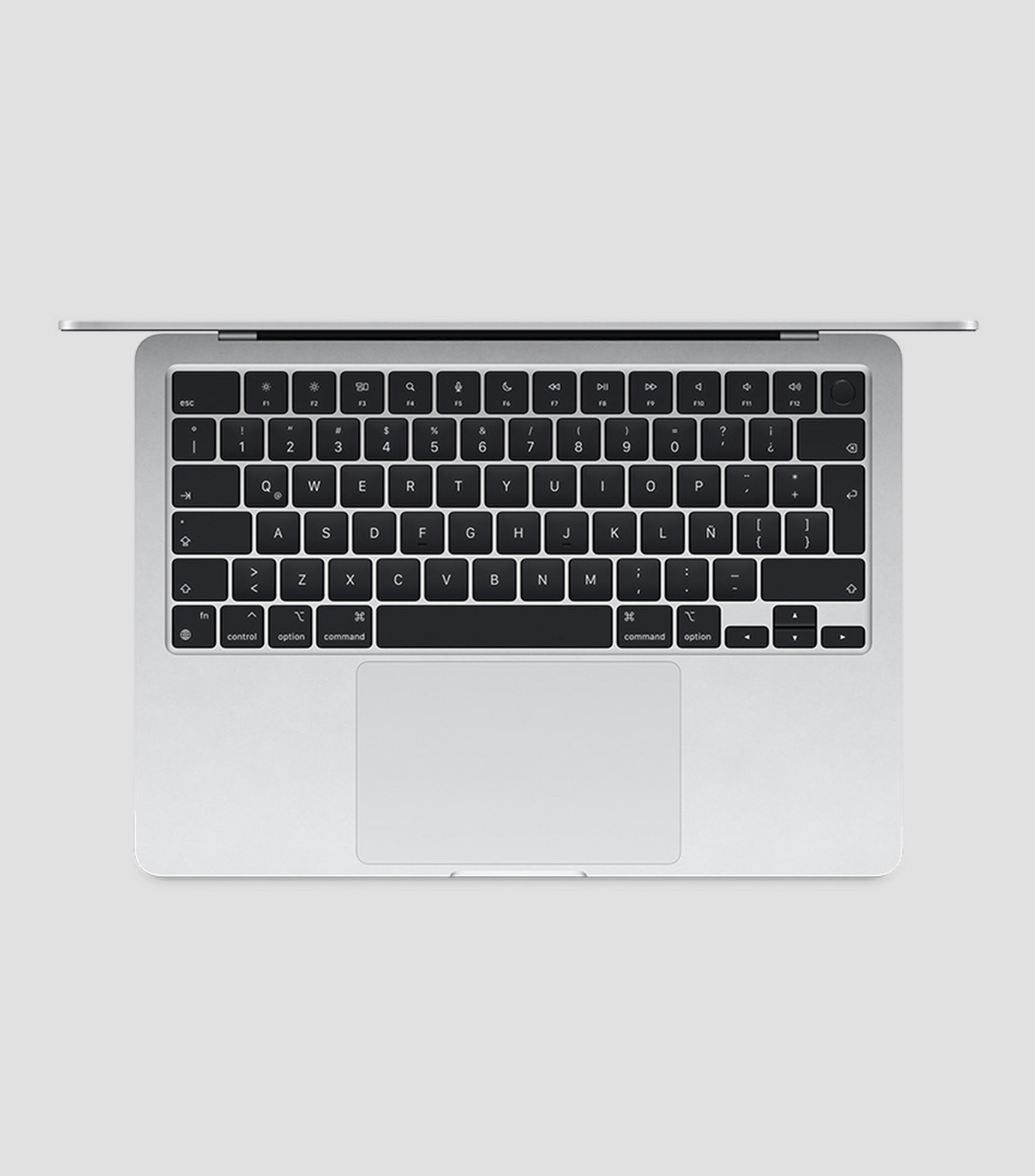 MacBook Air, 13", Chip M3, CPU de 8 núcleos, GPU de 8 núcleos, RAM 16 GB, SSD 256 GB, Plata