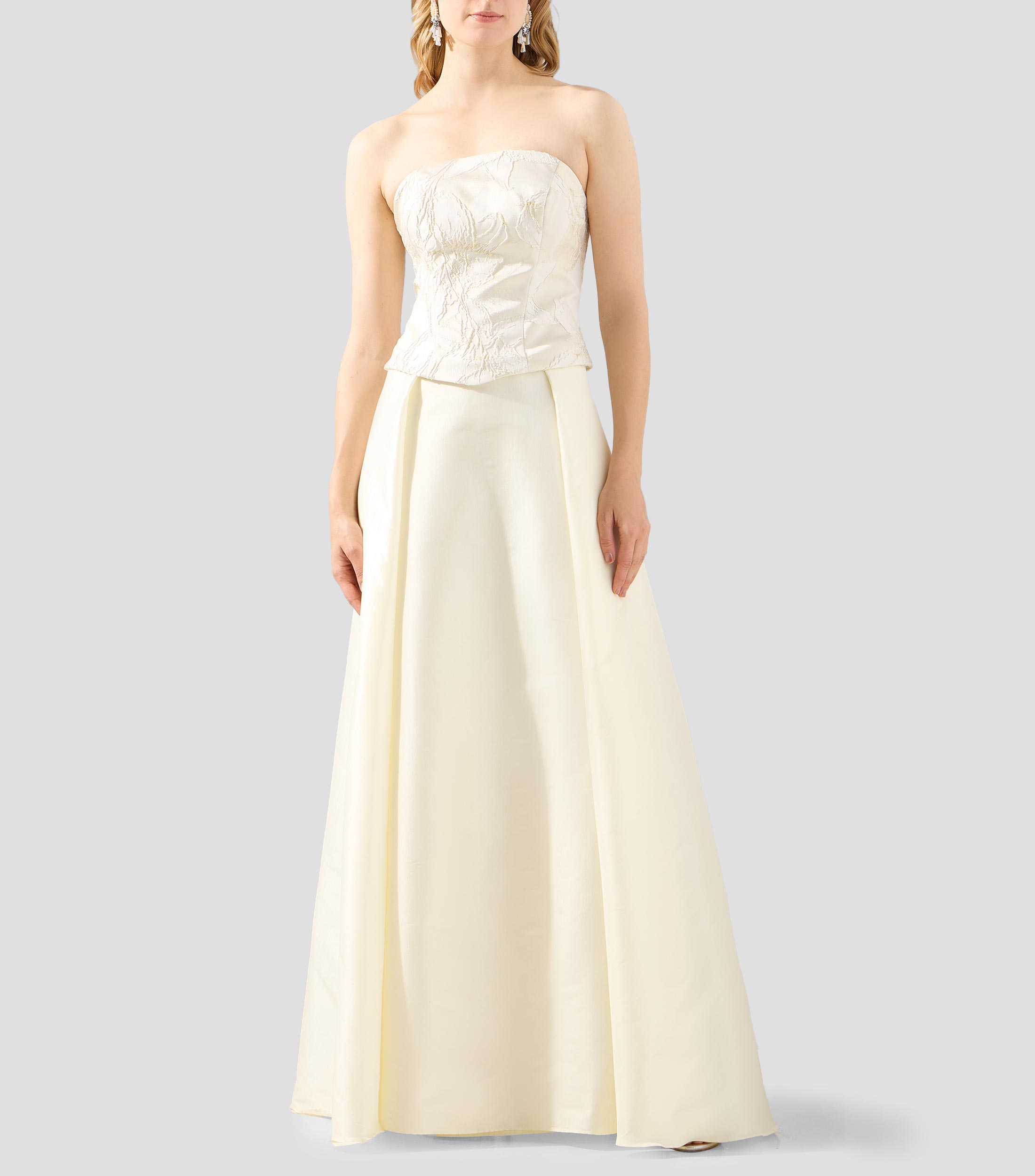 Vestido de fiesta largo sólido Mujer