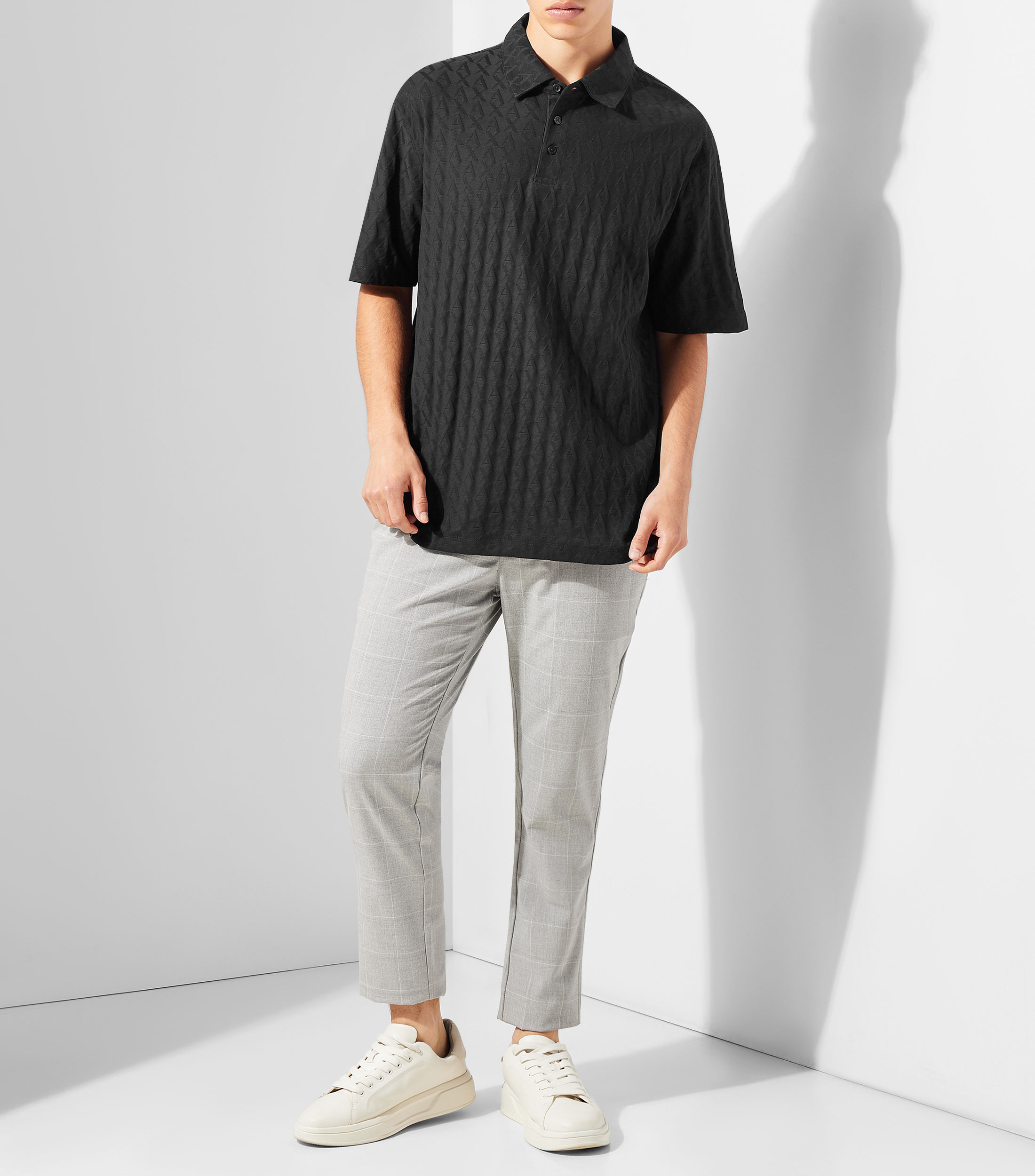 Playera polo manga corta fantasía Hombre