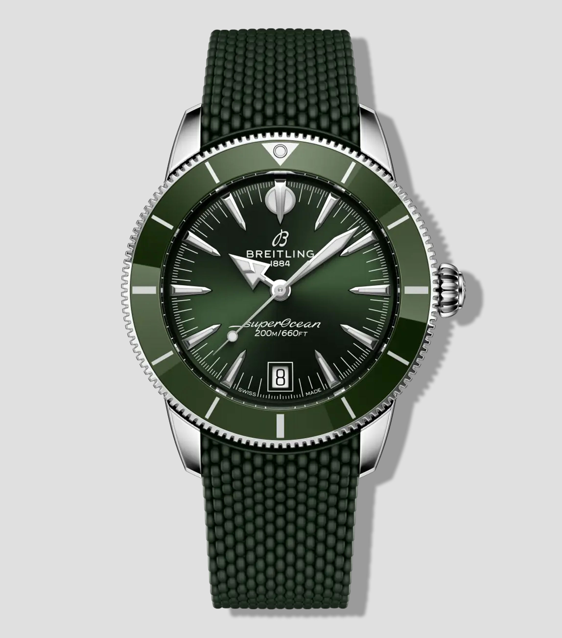Reloj Unisex Superocean Heritage B31 Automatic 40 deportivo plateado