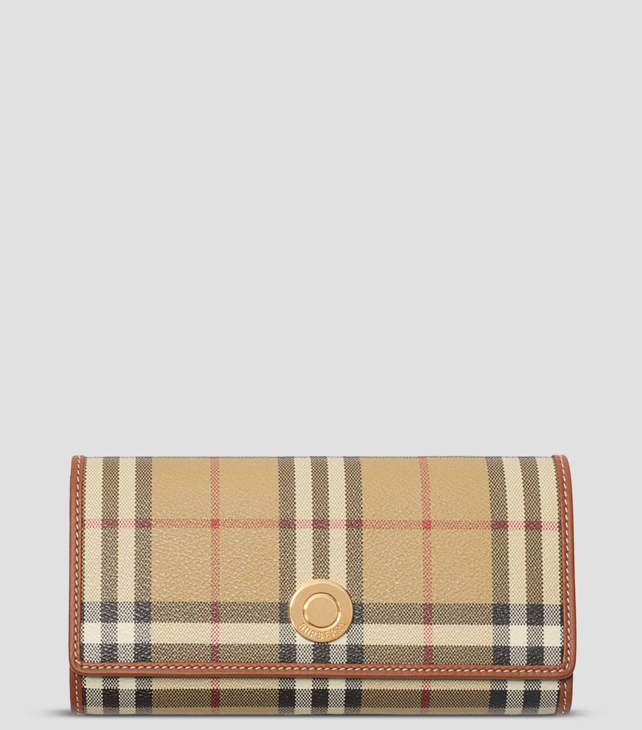Cartera continental Check Mujer