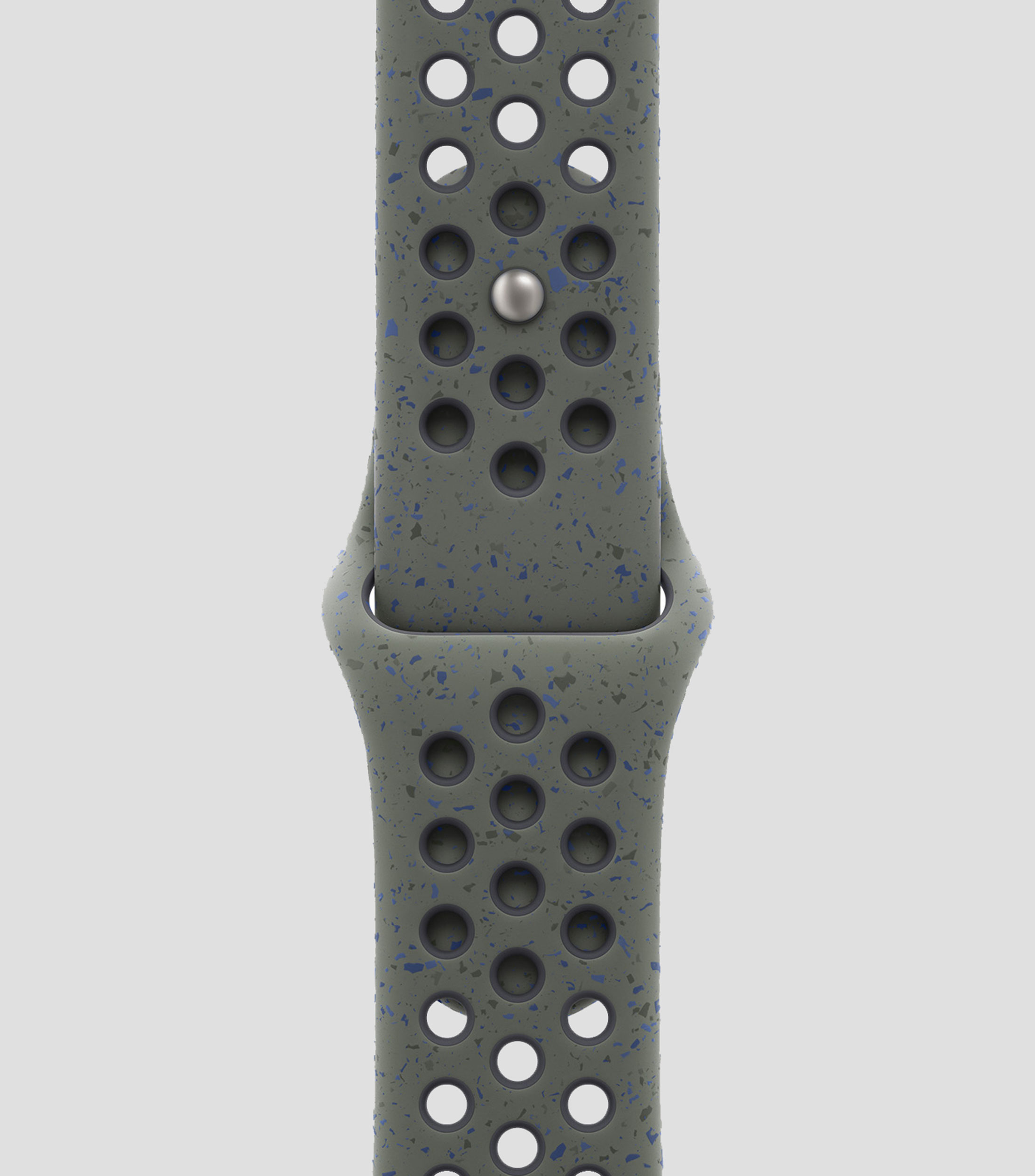 Correa deportiva Nike color caqui militar para caja de 46mm - ML